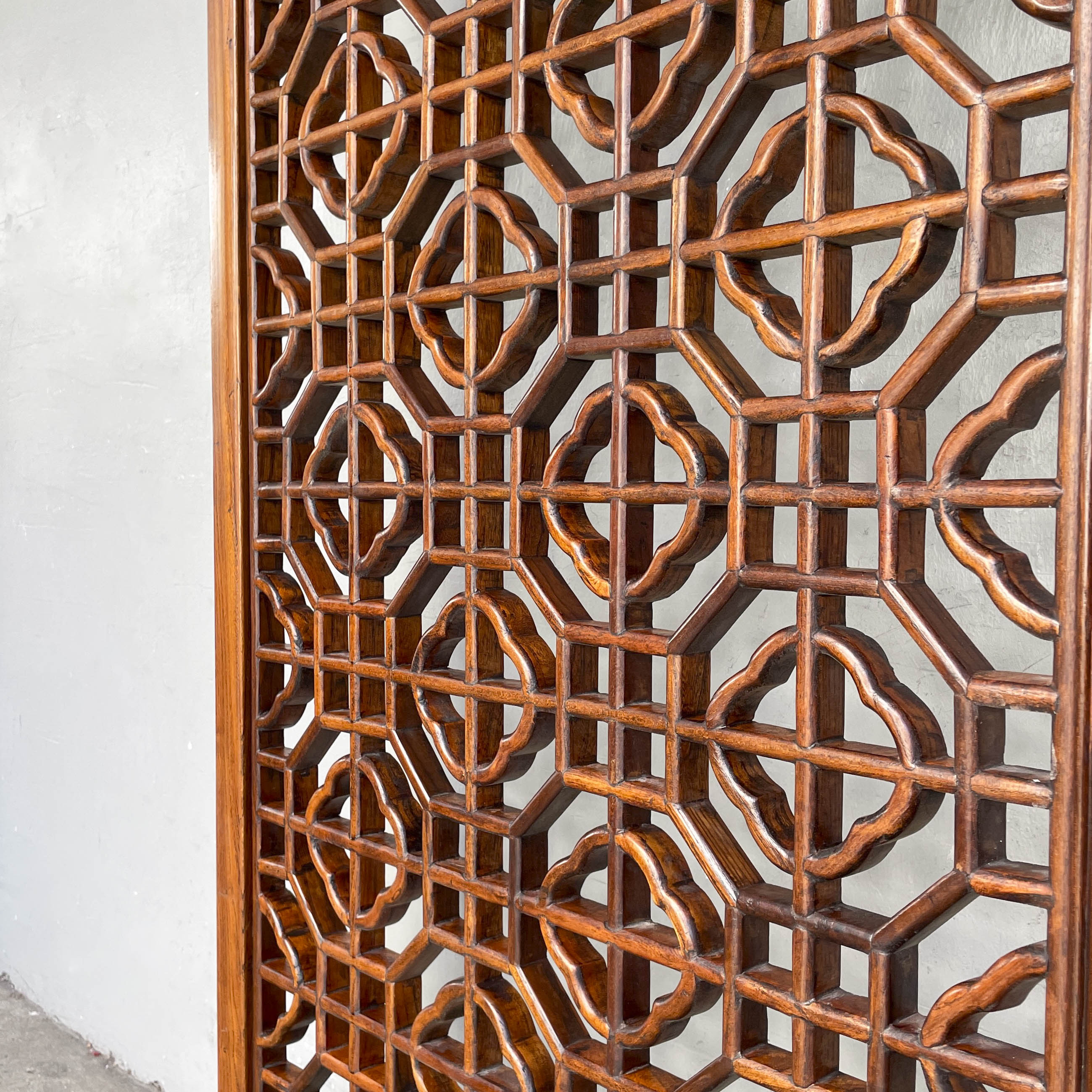 Elm Fretwork Screen (Small)