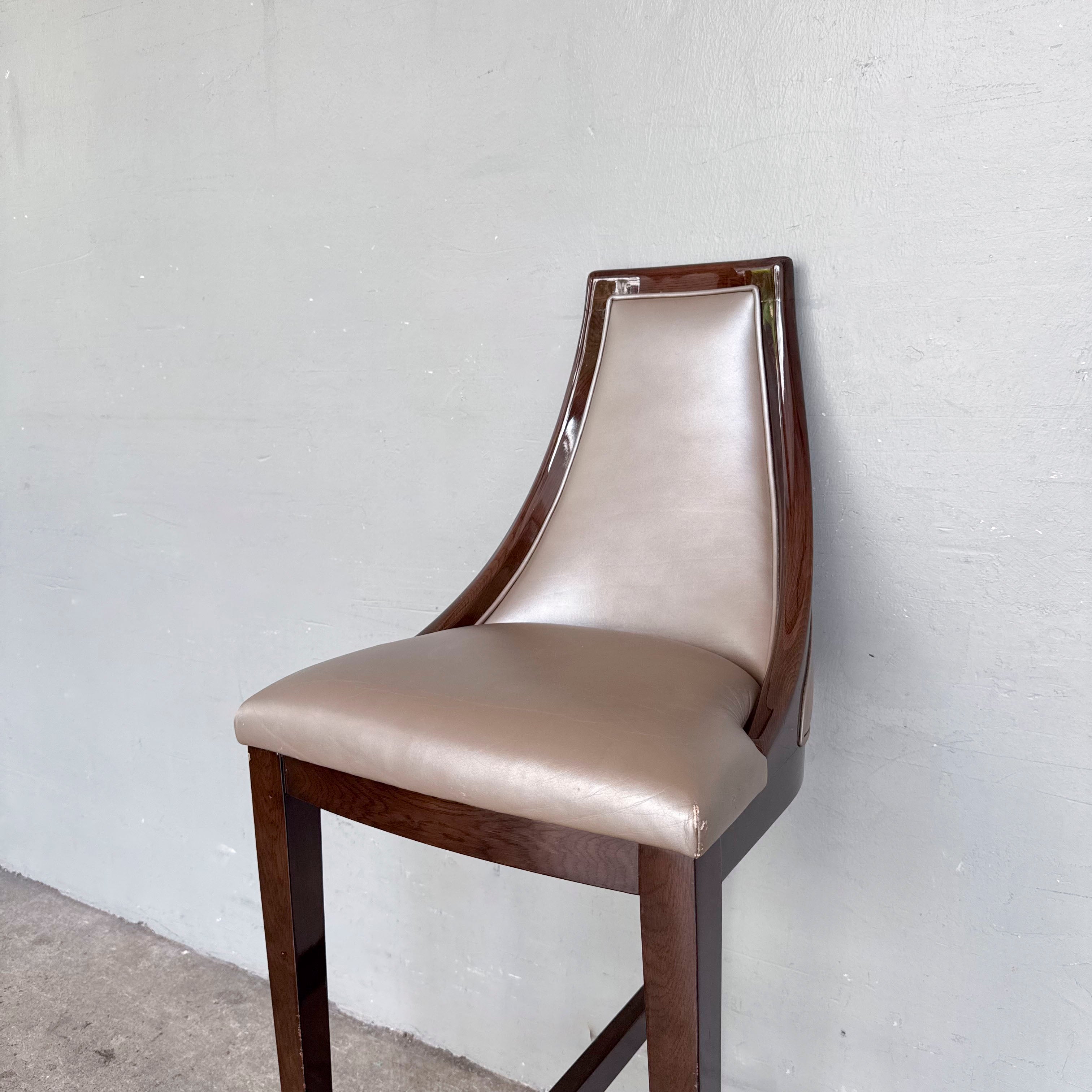 Slim 3-Legged Bar Chair