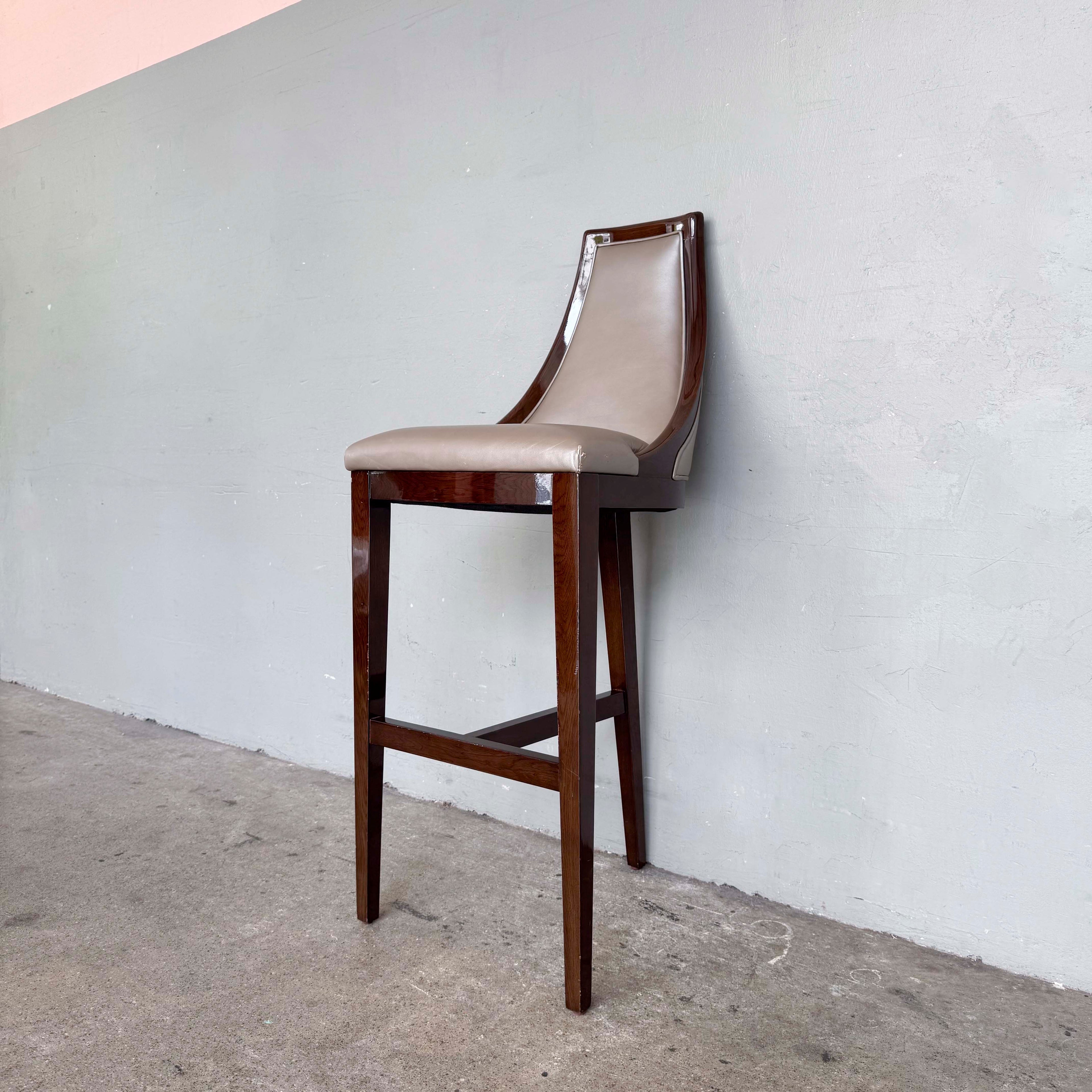 Slim 3-Legged Bar Chair