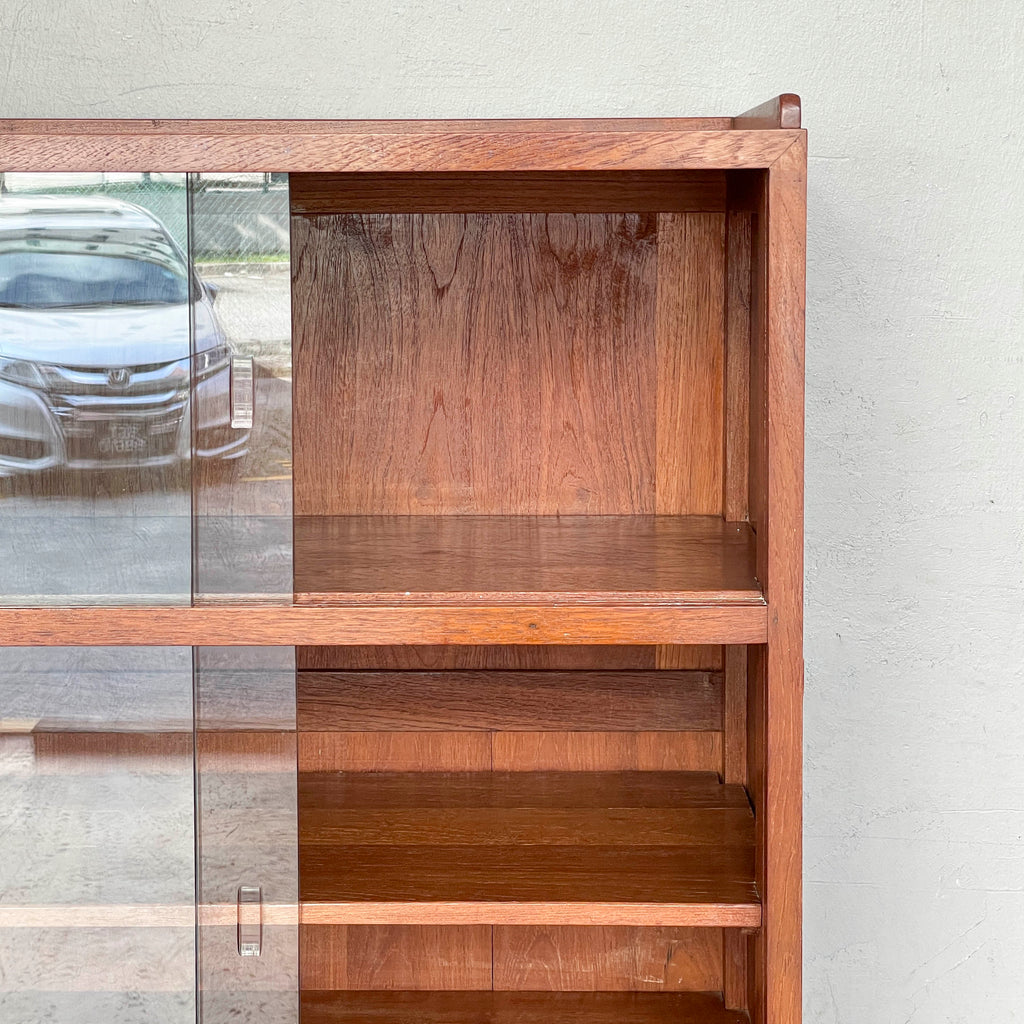 Mid-Century Style Teak Display Cabinet