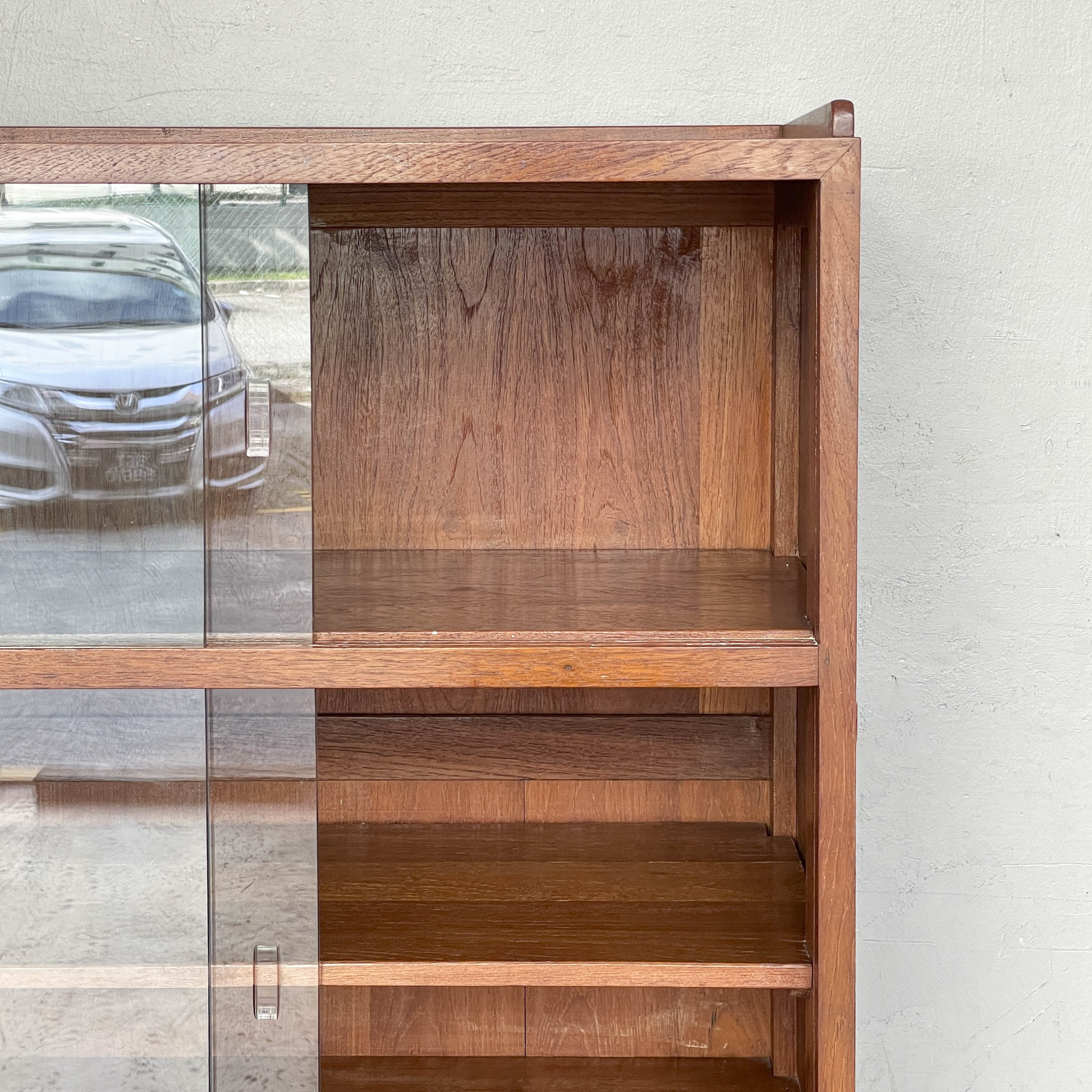 Mid-Century Style Teak Display Cabinet