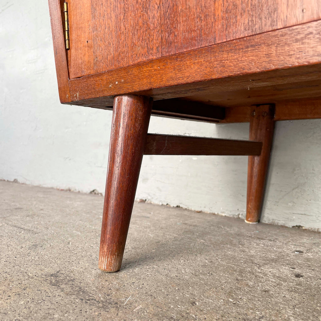 Mid-Century Style Teak Display Cabinet
