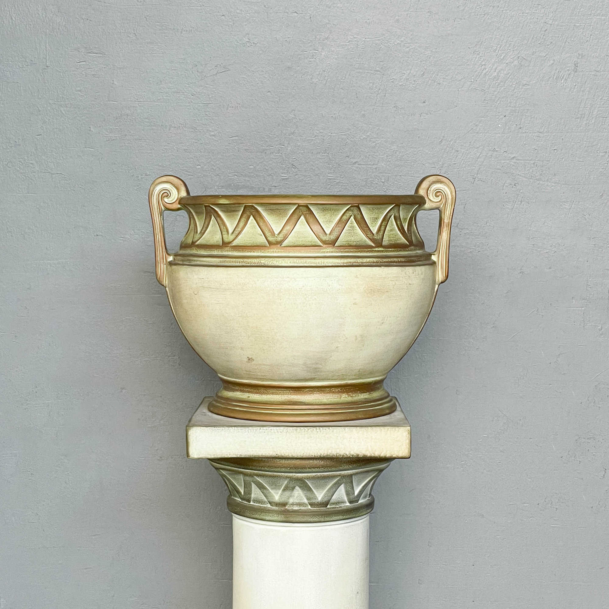 Vintage Ceramiche Battochio (Italy) Pot with Stand