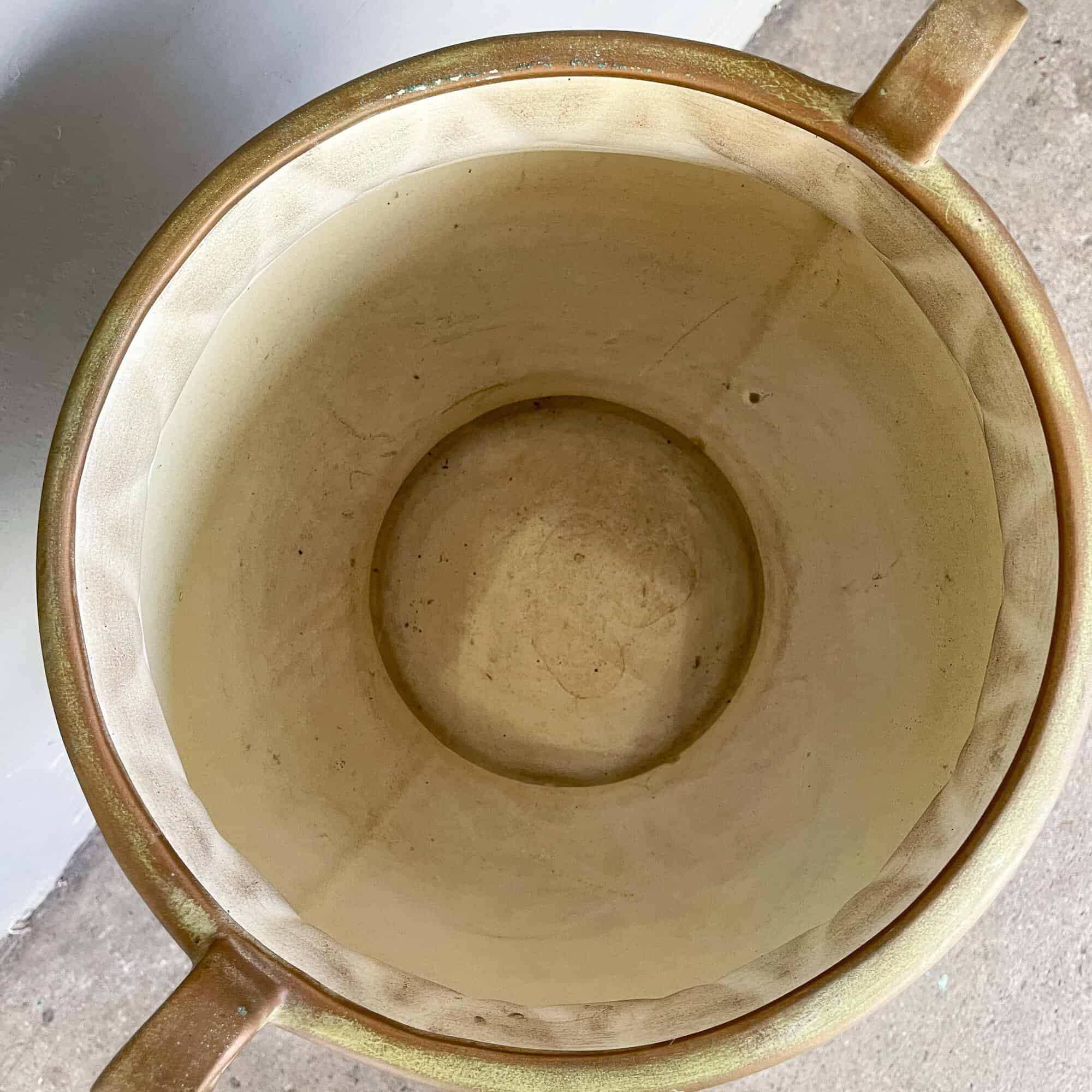 Vintage Ceramiche Battochio (Italy) Pot with Stand