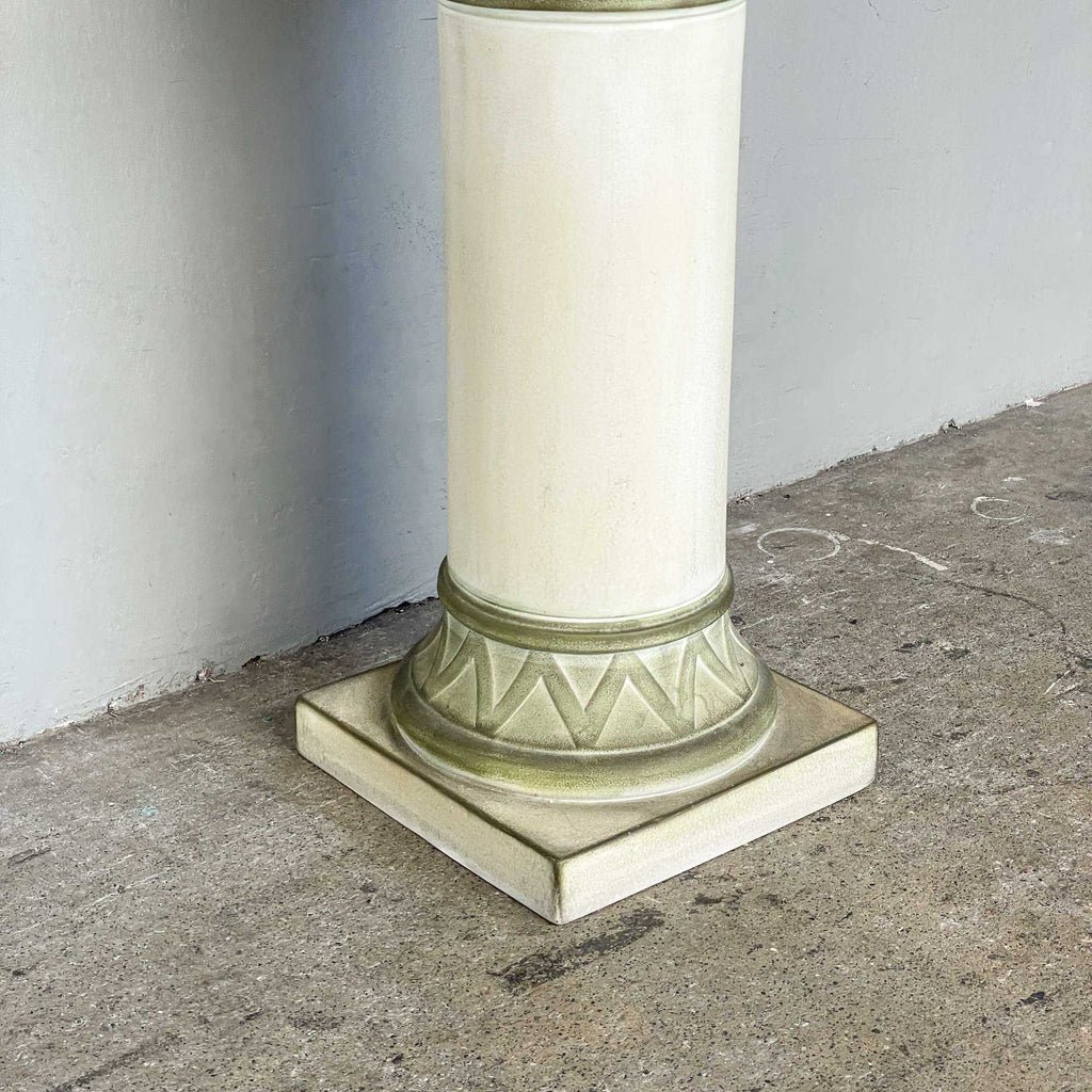 Vintage Ceramiche Battochio (Italy) Pot with Stand