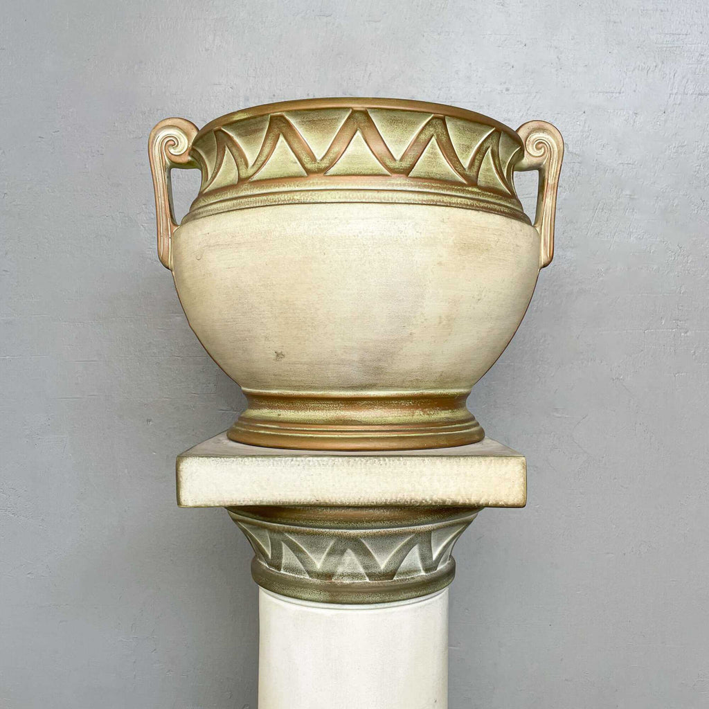 Vintage Ceramiche Battochio (Italy) Pot with Stand