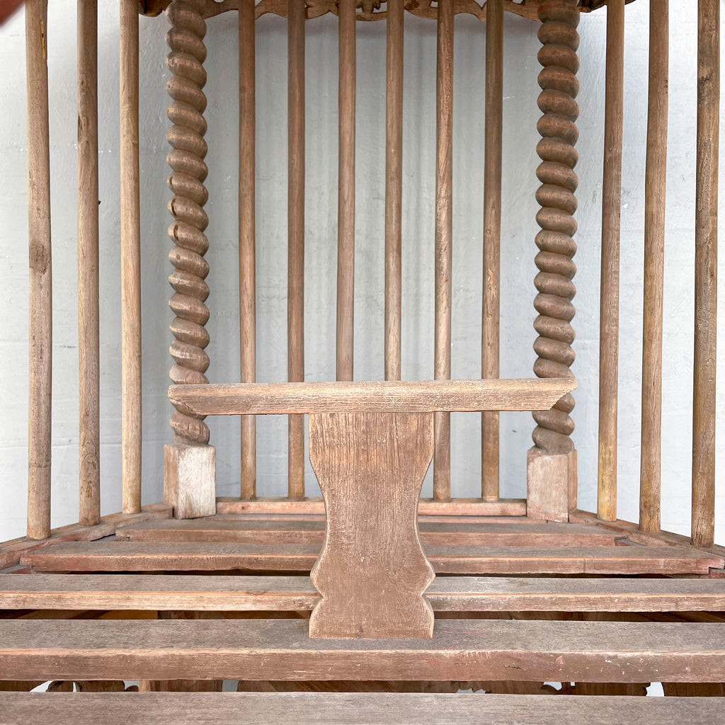 Decorative Wooden Rooster Cage