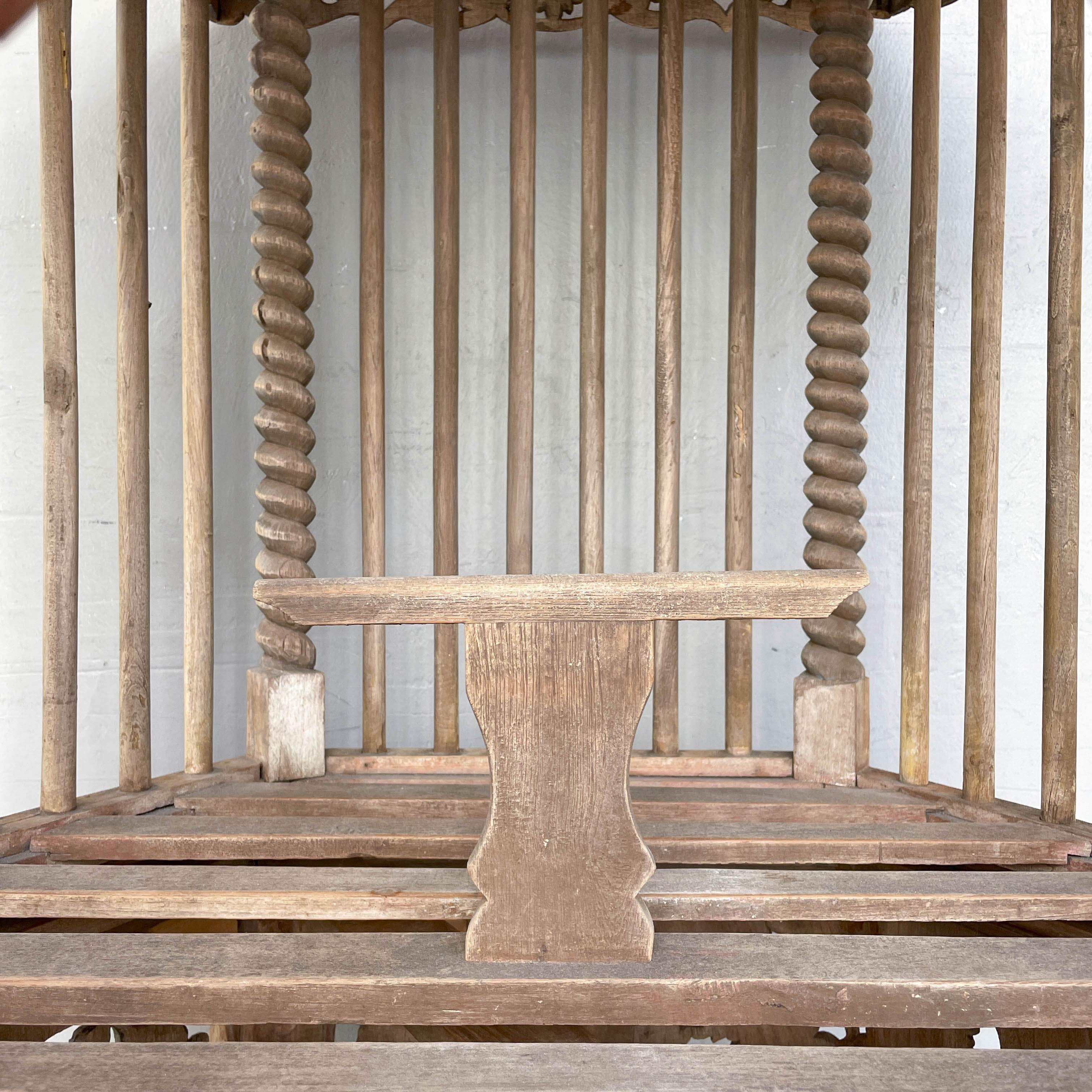 Decorative Wooden Rooster Cage