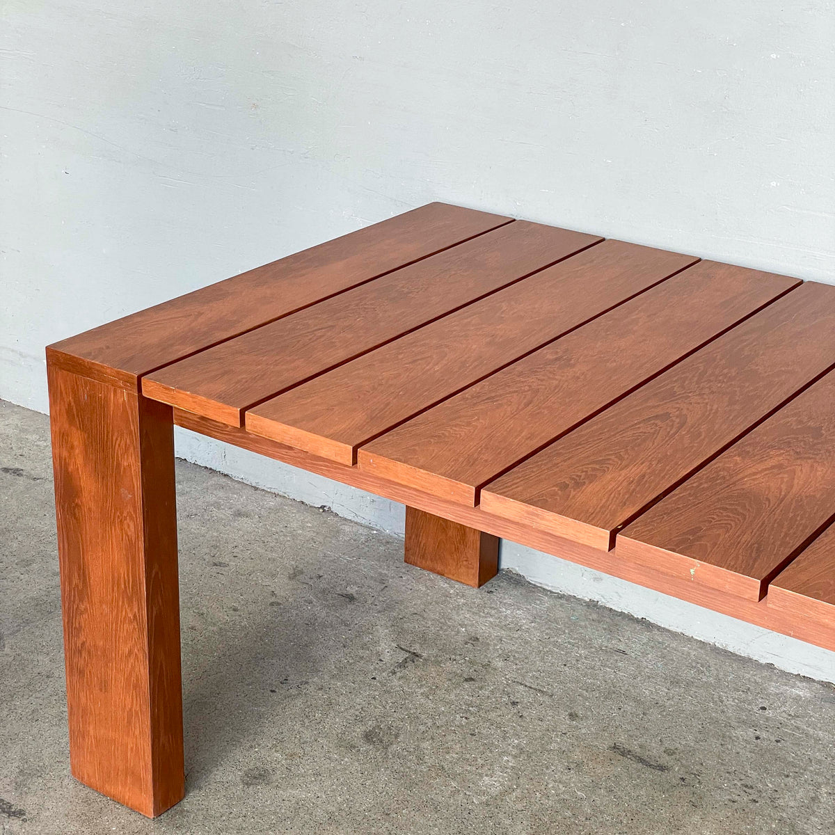 Chunky Slatted Dining Table