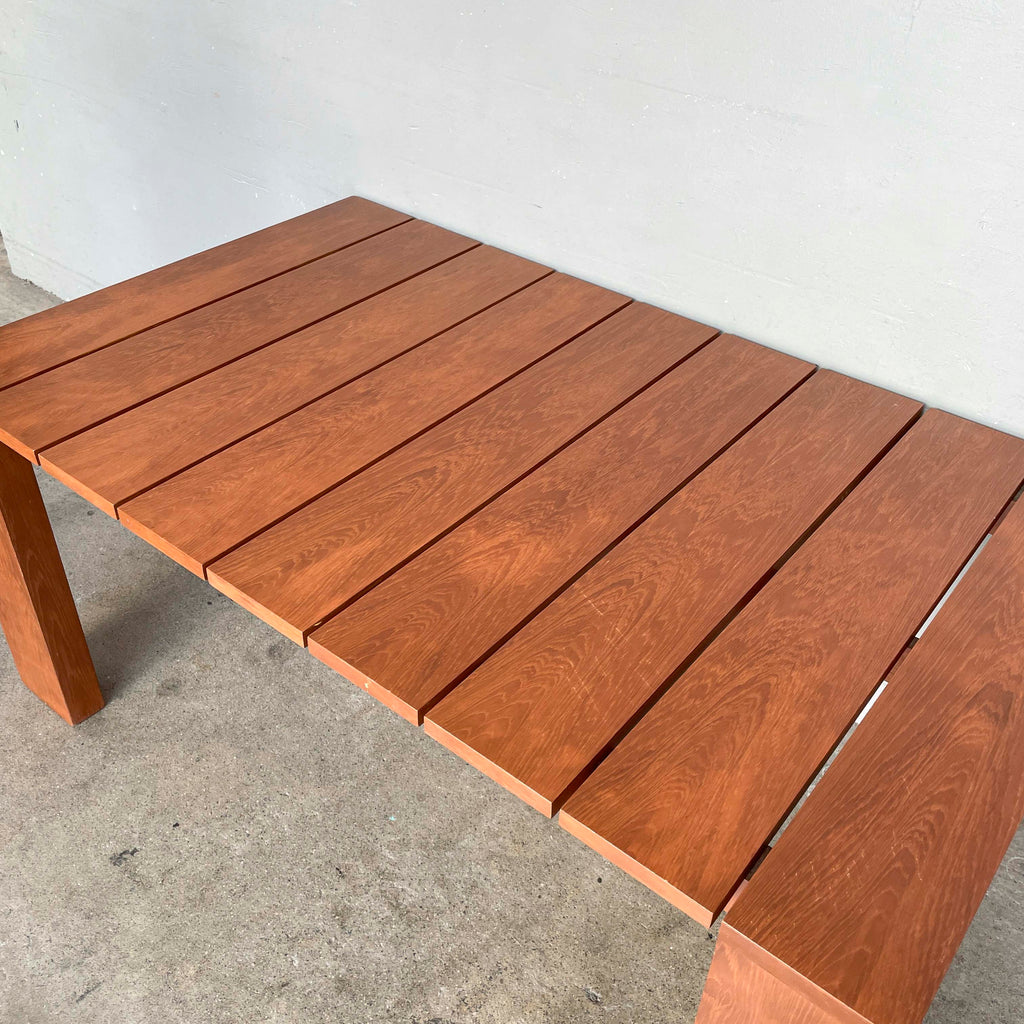 Chunky Slatted Dining Table