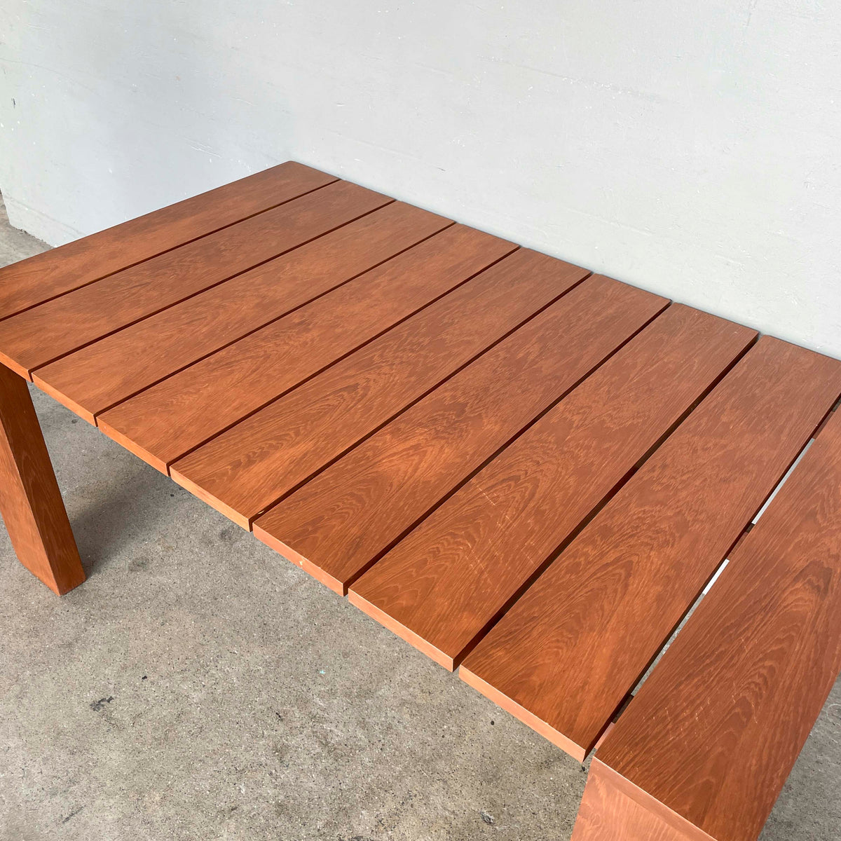 Chunky Slatted Dining Table
