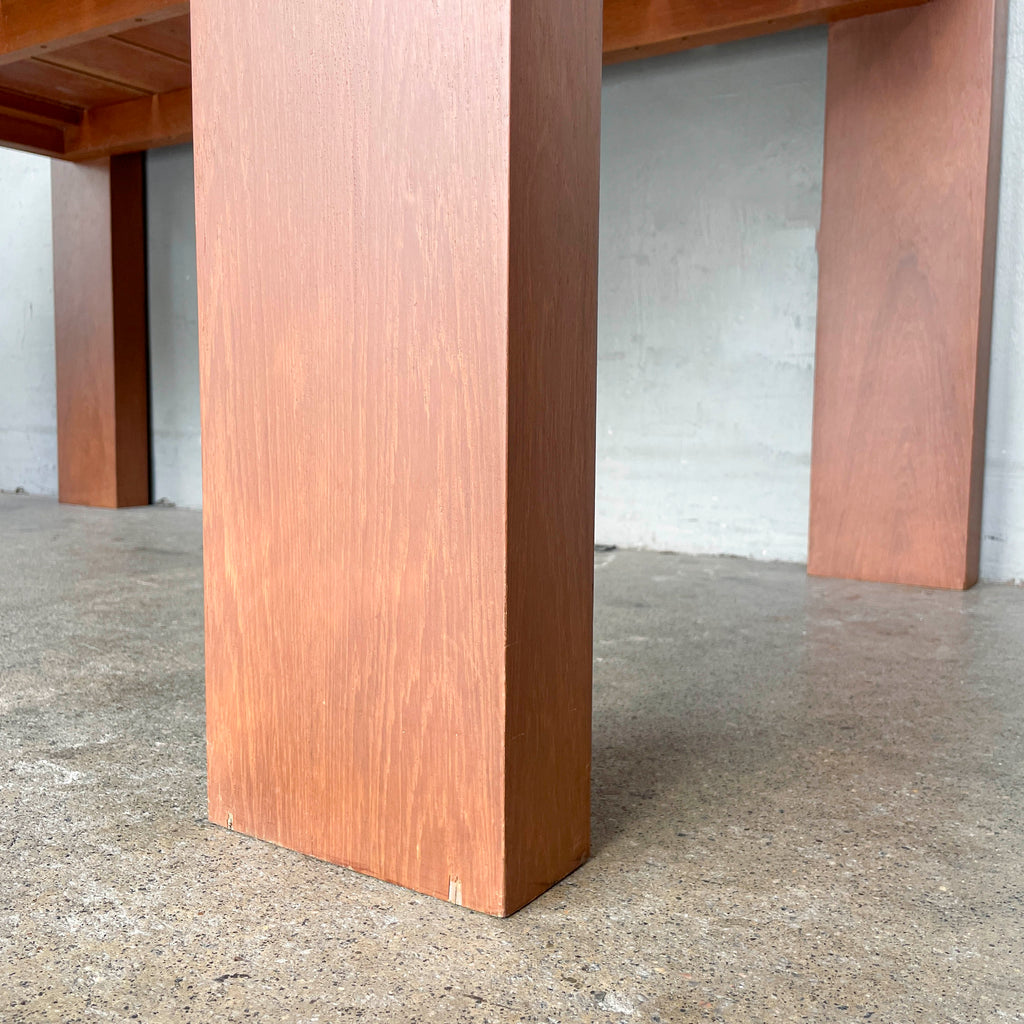 Chunky Slatted Dining Table