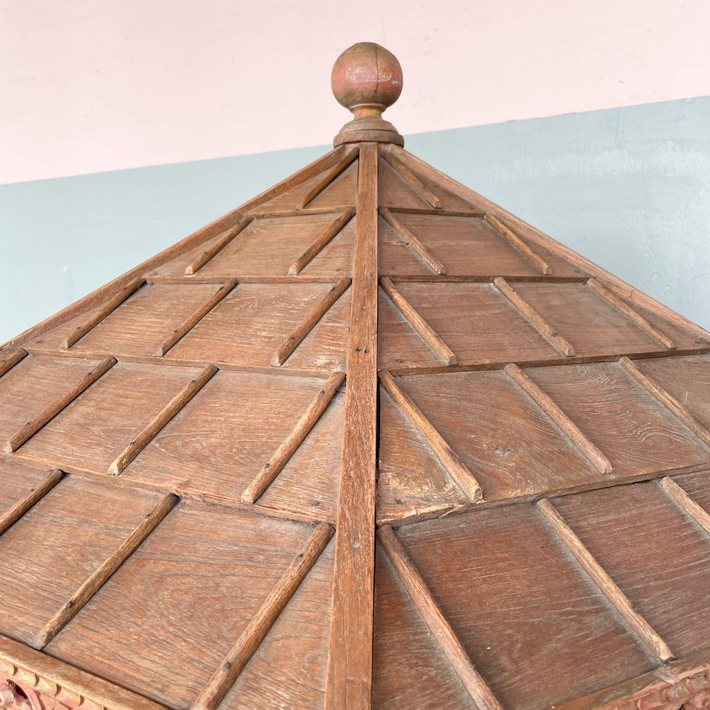 Decorative Wooden Rooster Cage
