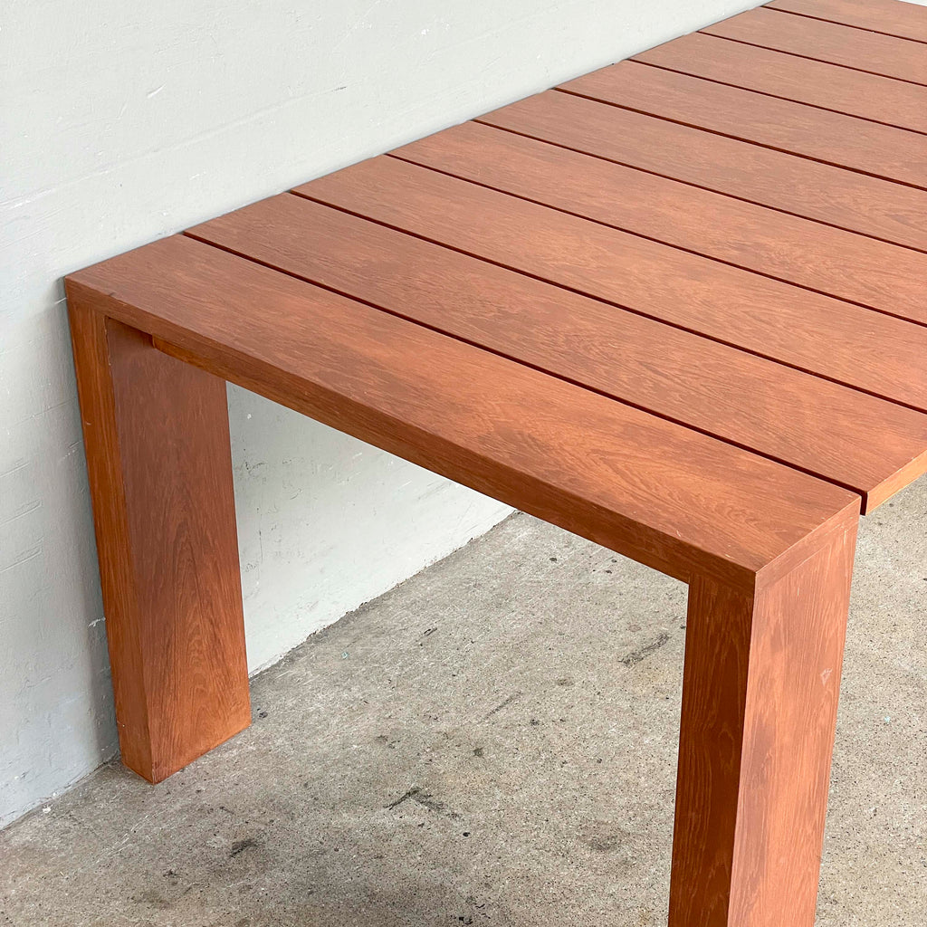 Chunky Slatted Dining Table