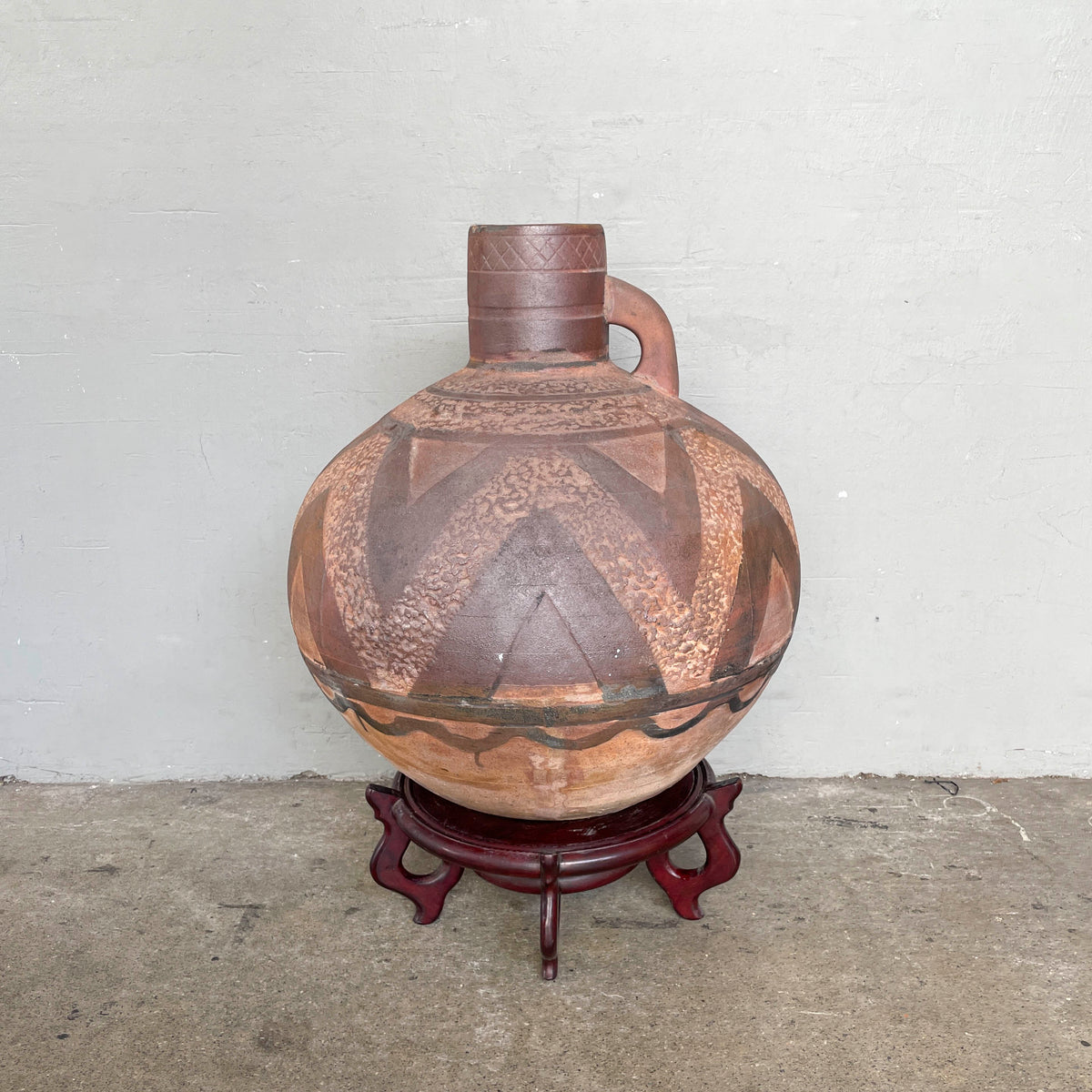 Large Rustic Ceramic Vessel