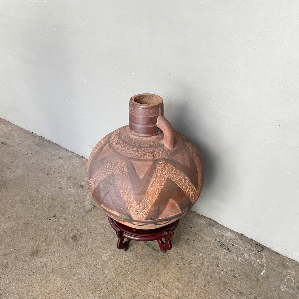 Large Rustic Ceramic Vessel