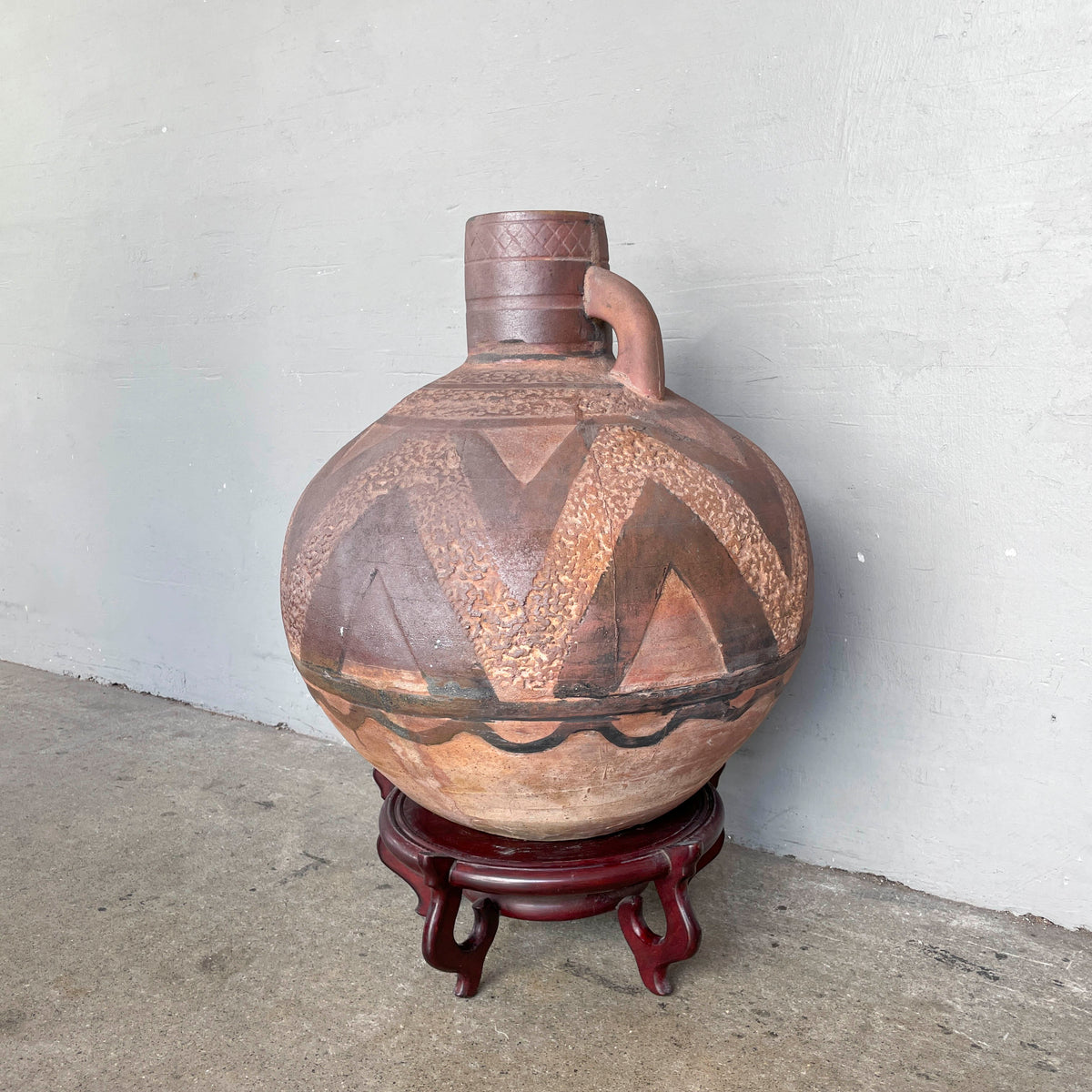 Large Rustic Ceramic Vessel
