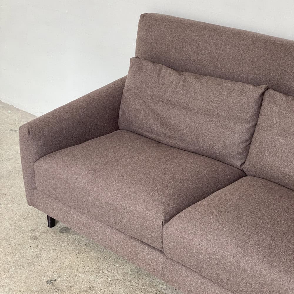 Sancal 2-Seater Sofa in Brown Wool