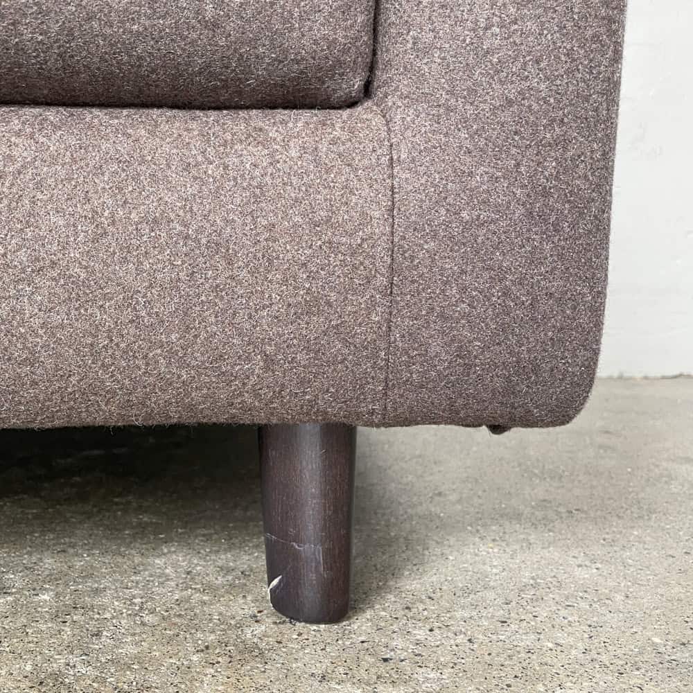 Sancal 2-Seater Sofa in Brown Wool