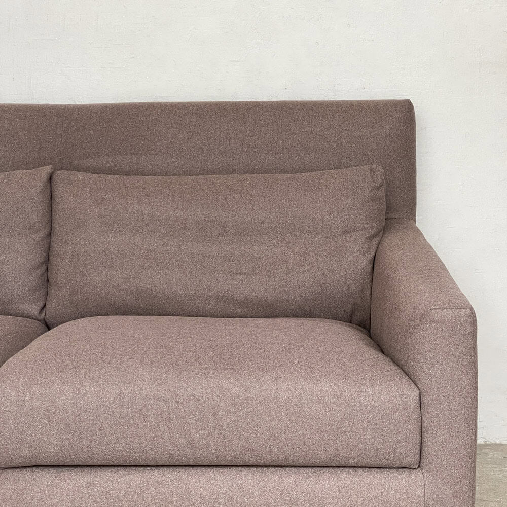 Sancal 2-Seater Sofa in Brown Wool