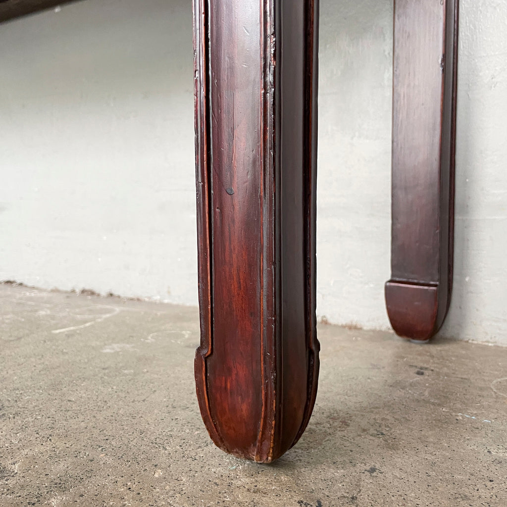Refurbished Console with Brass Handles