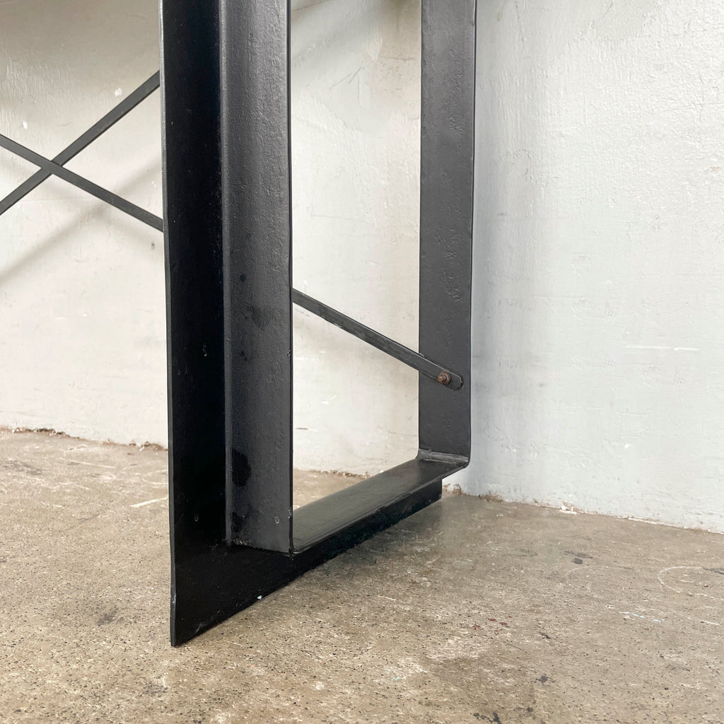 Mango Wood Console with Metal Legs