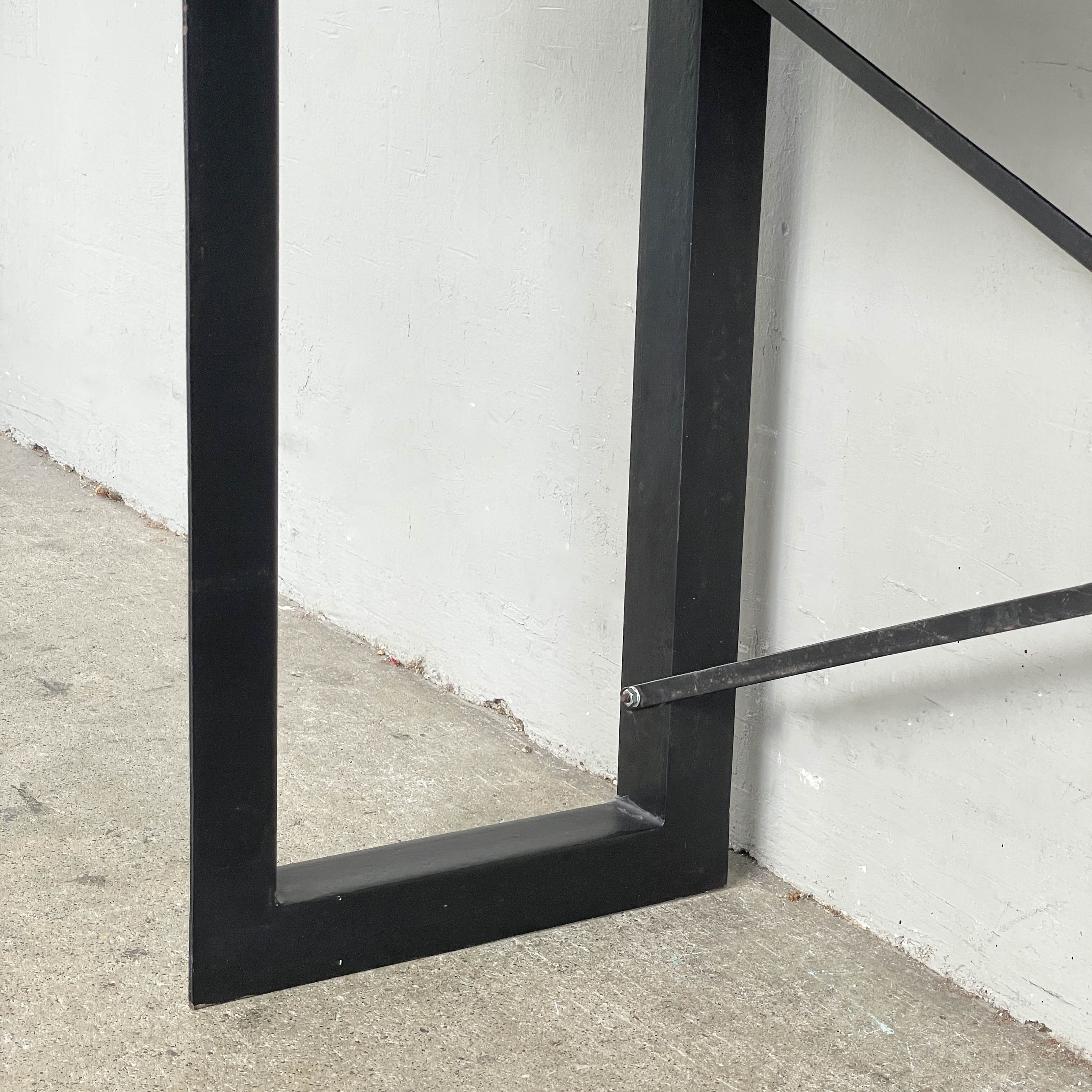 Mango Wood Console with Metal Legs