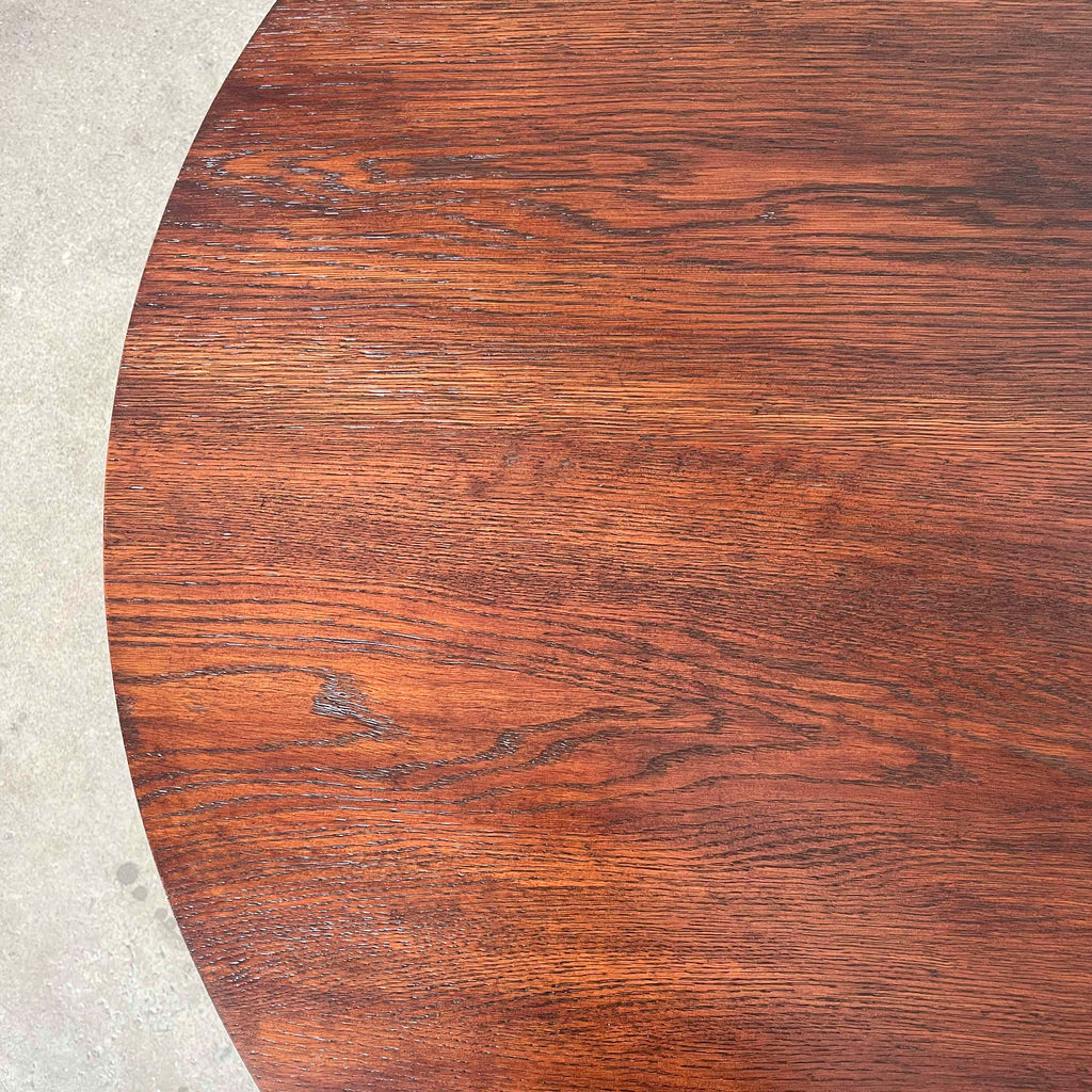 Refurbished Round Pedestal Dining Table