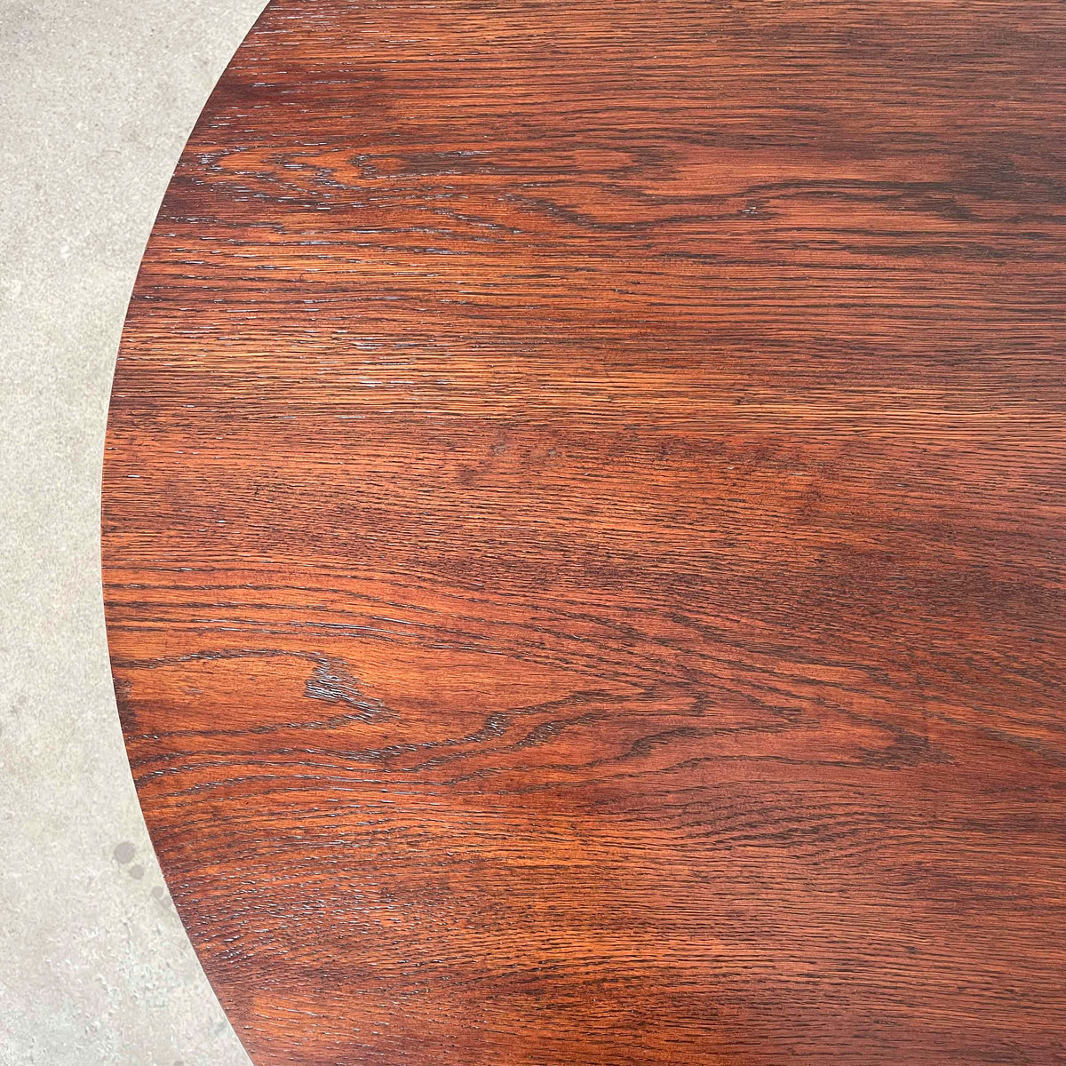 Refurbished Round Pedestal Dining Table