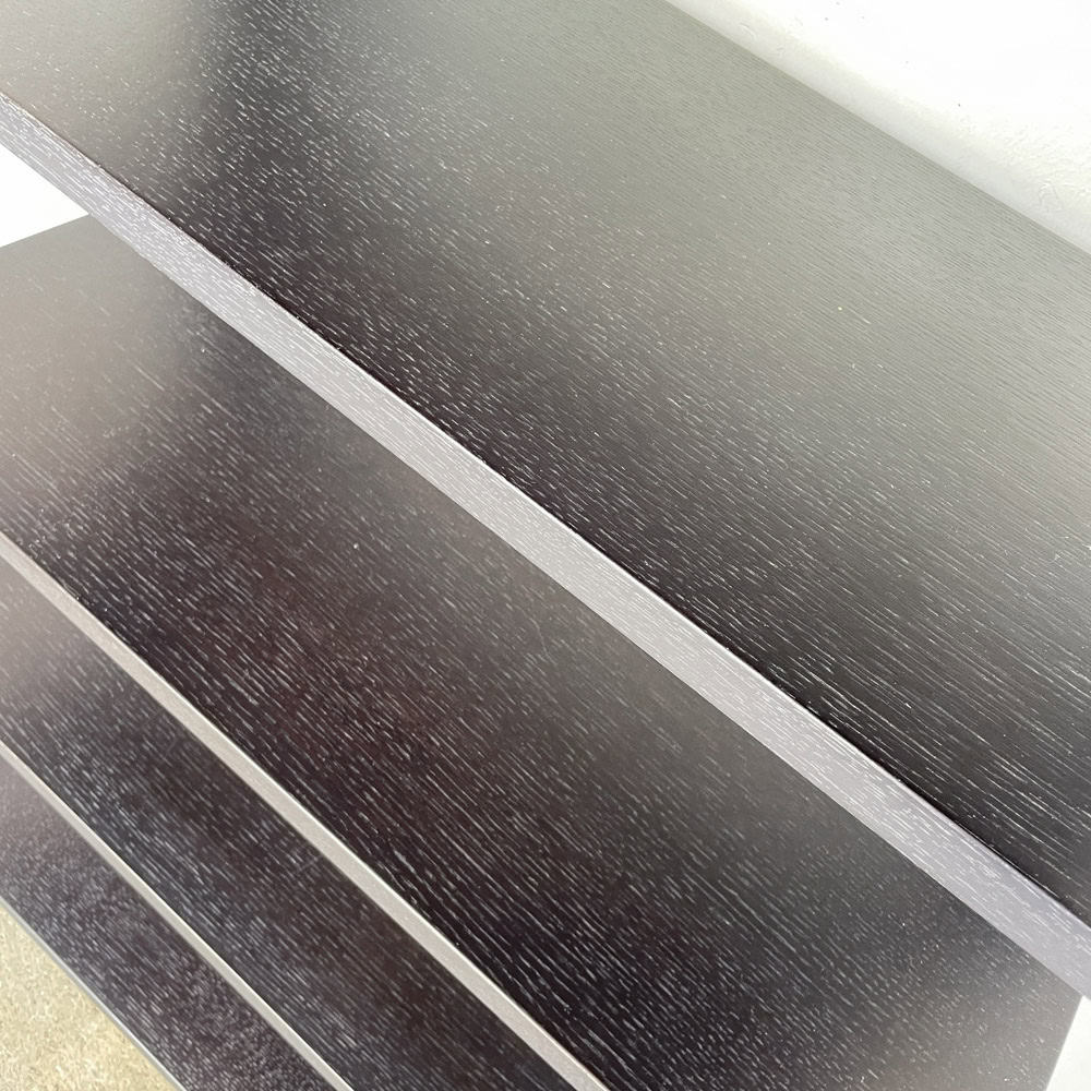 Five-Tier Black Open Shelf