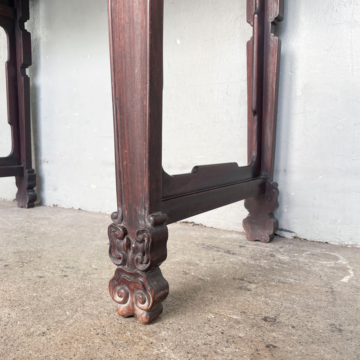 Blackwood Console with Porcelain Landscape Tiles