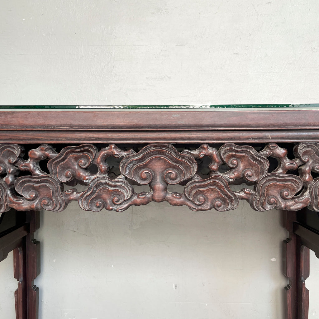 Blackwood Console with Porcelain Landscape Tiles