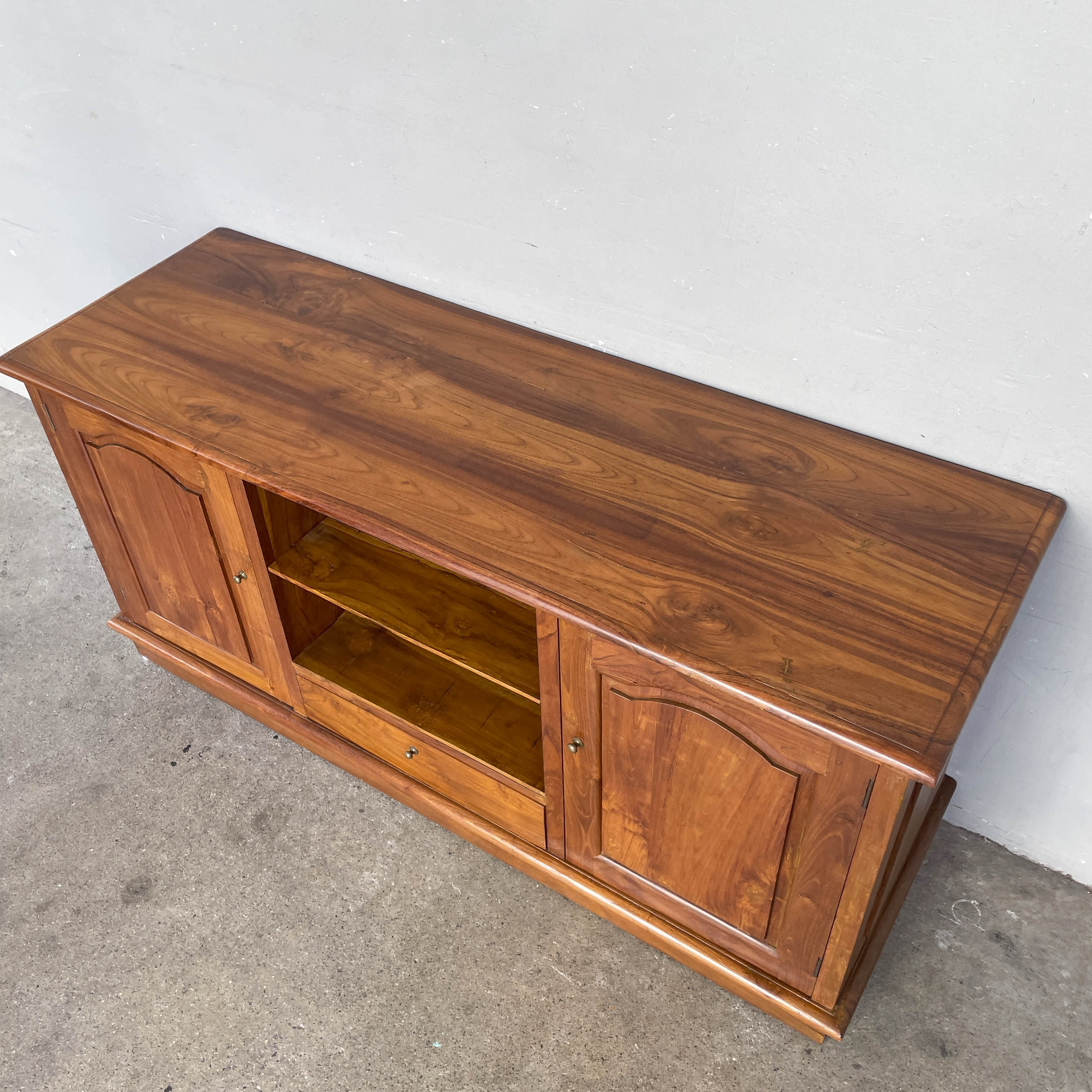 Refurbished Teak Media Console