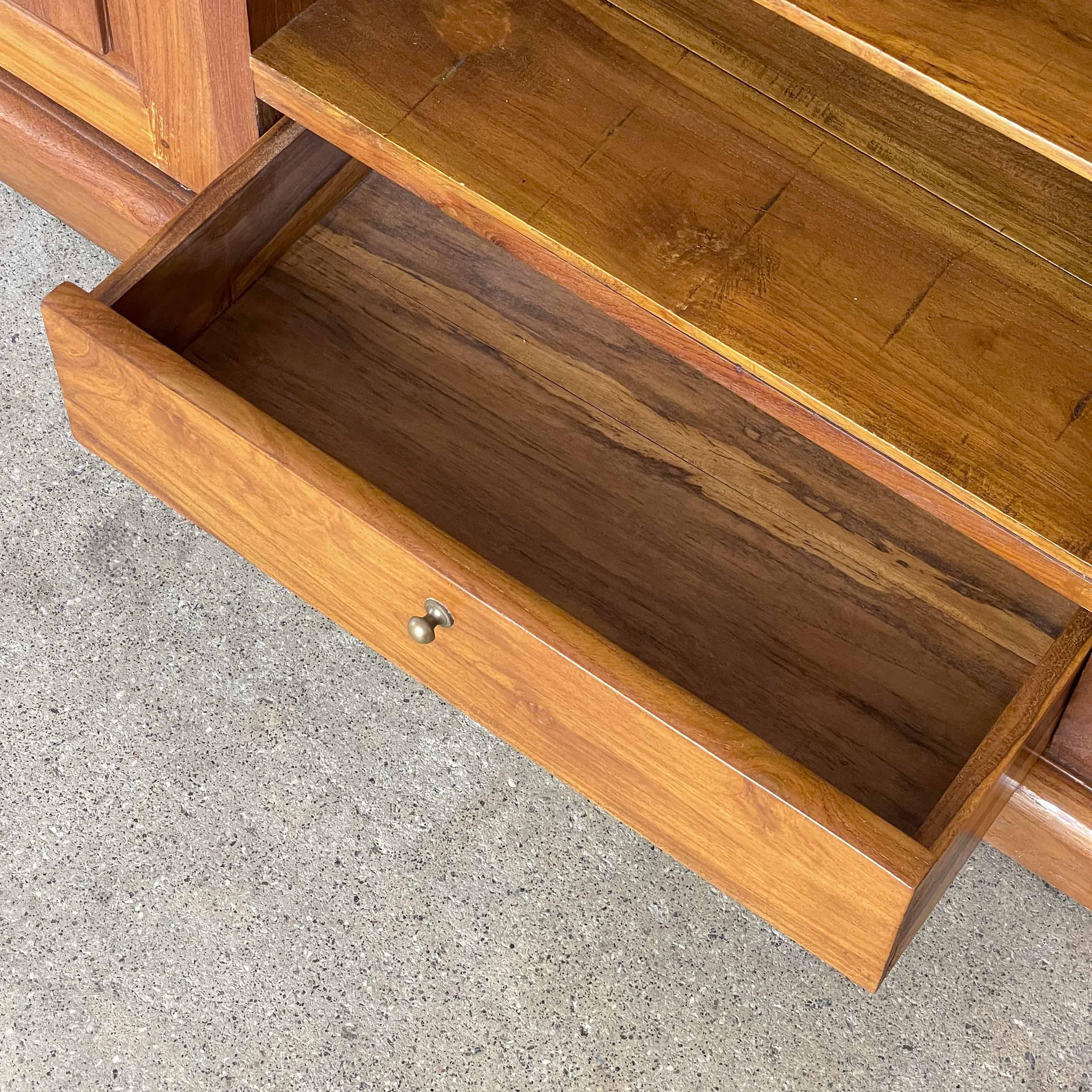 Refurbished Teak Media Console