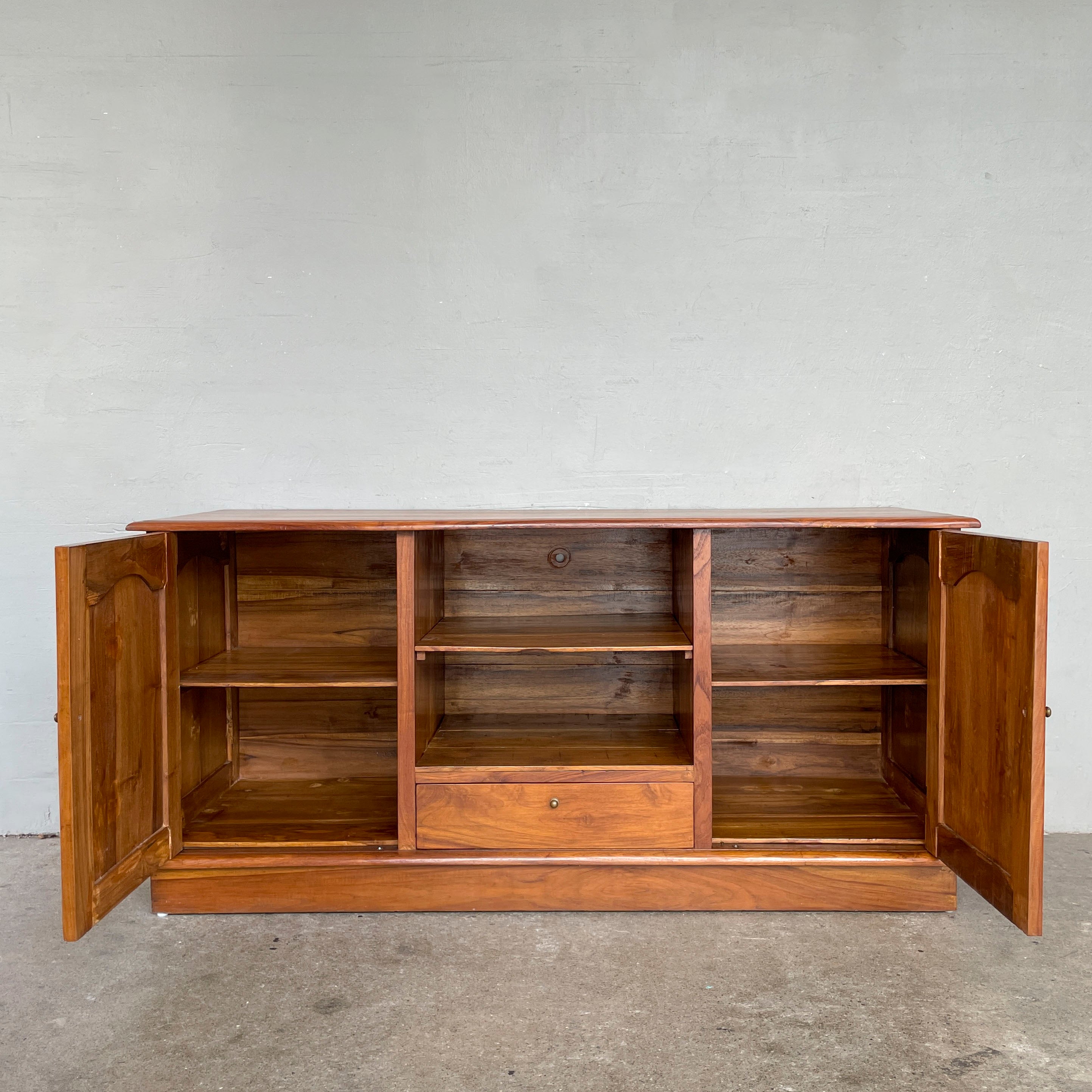Refurbished Teak Media Console