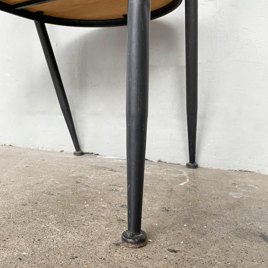 Industrial-Style Metal & Wood Chair