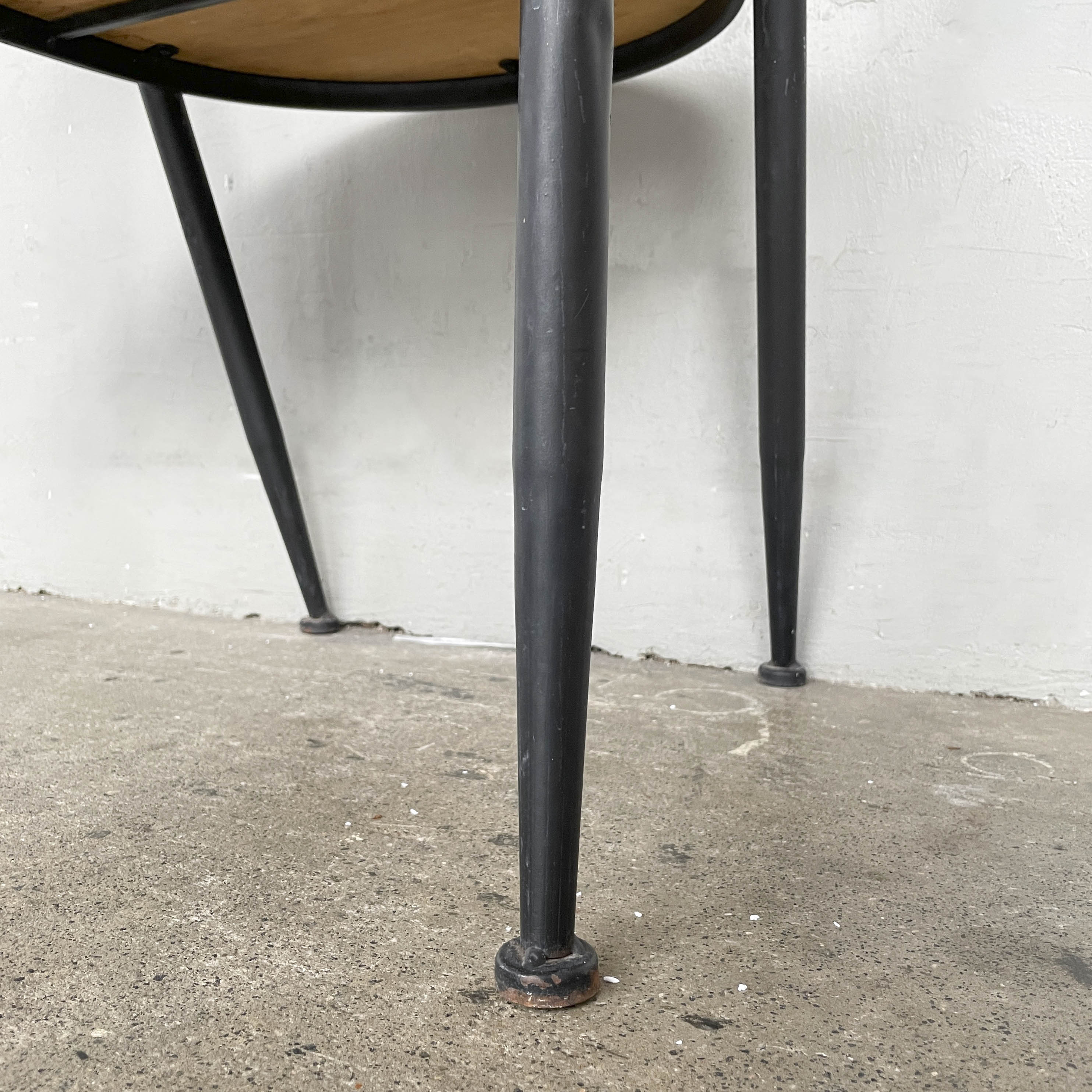 Industrial-Style Metal & Wood Chair