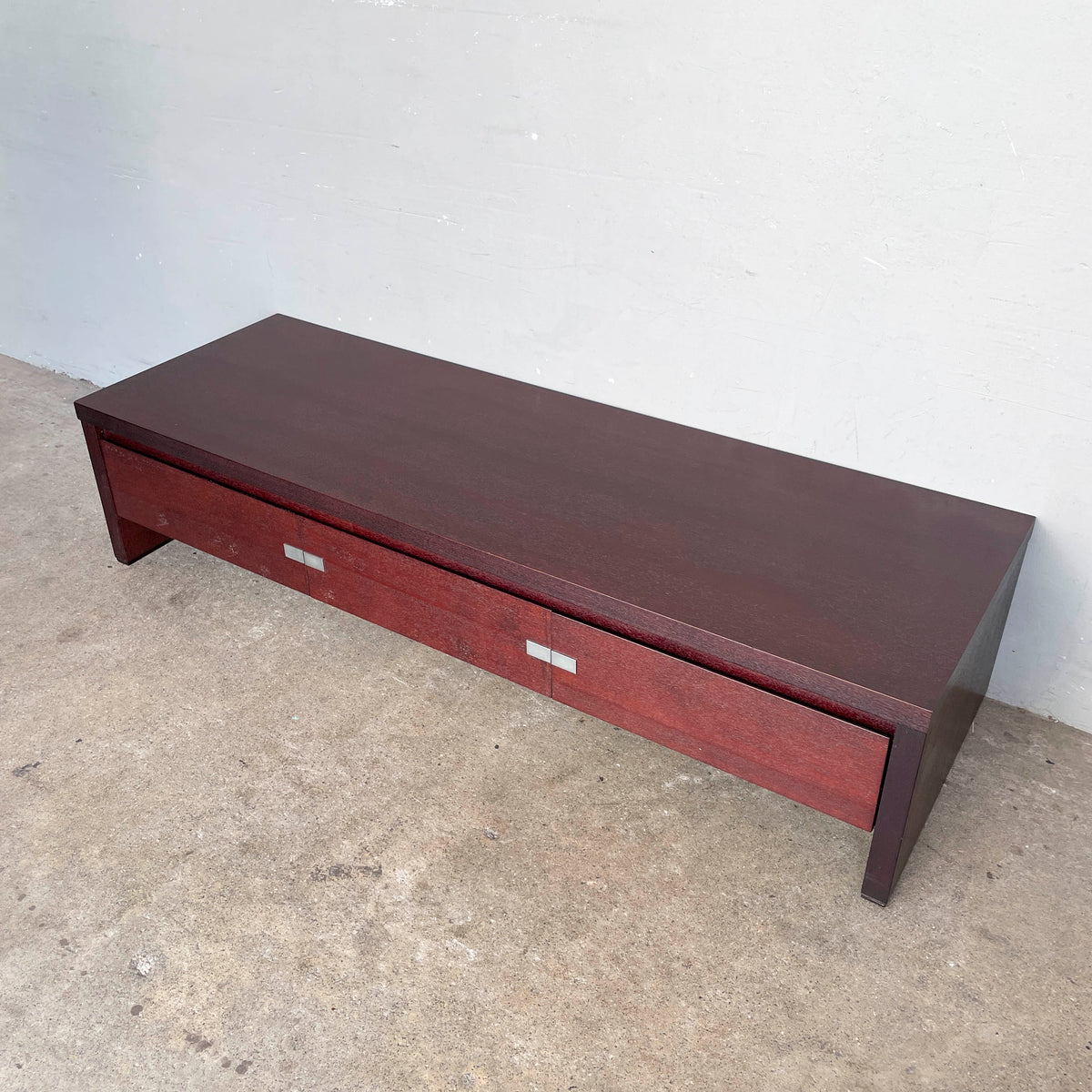 Low 3-Drawer TV Console