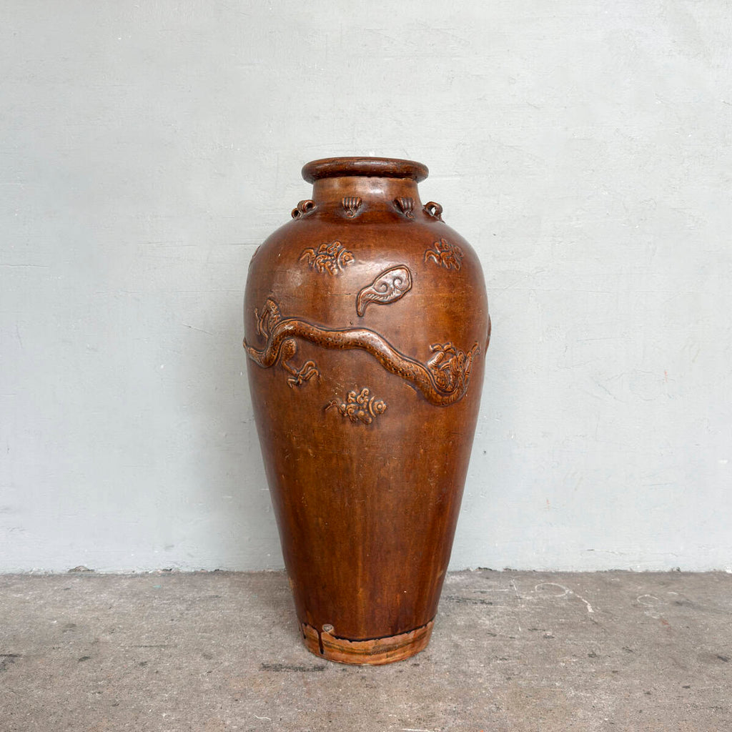Rustic Martaban "Dragon" Vessel