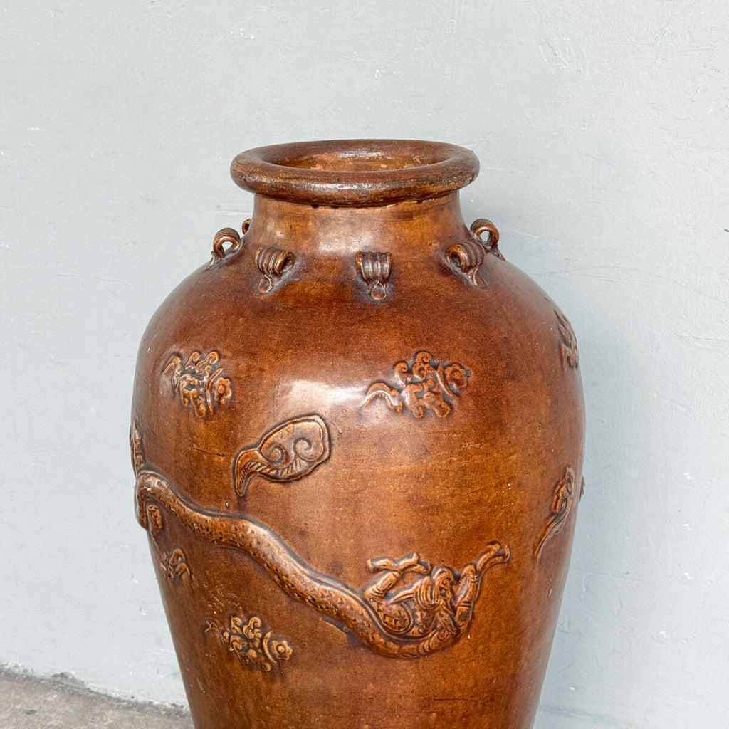 Rustic Martaban "Dragon" Vessel