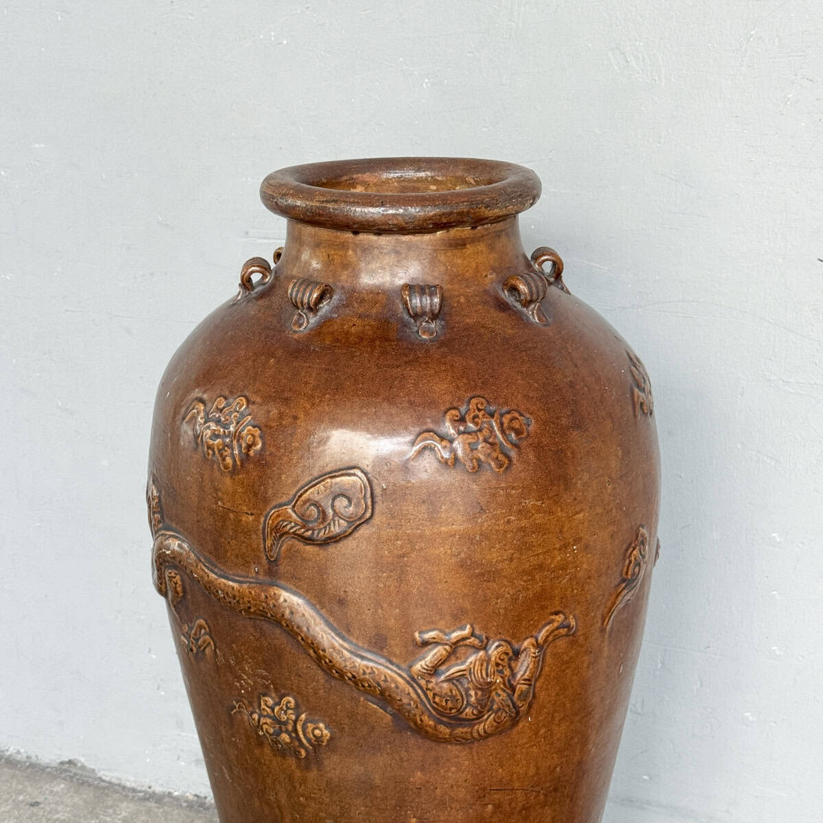 Rustic Martaban "Dragon" Vessel