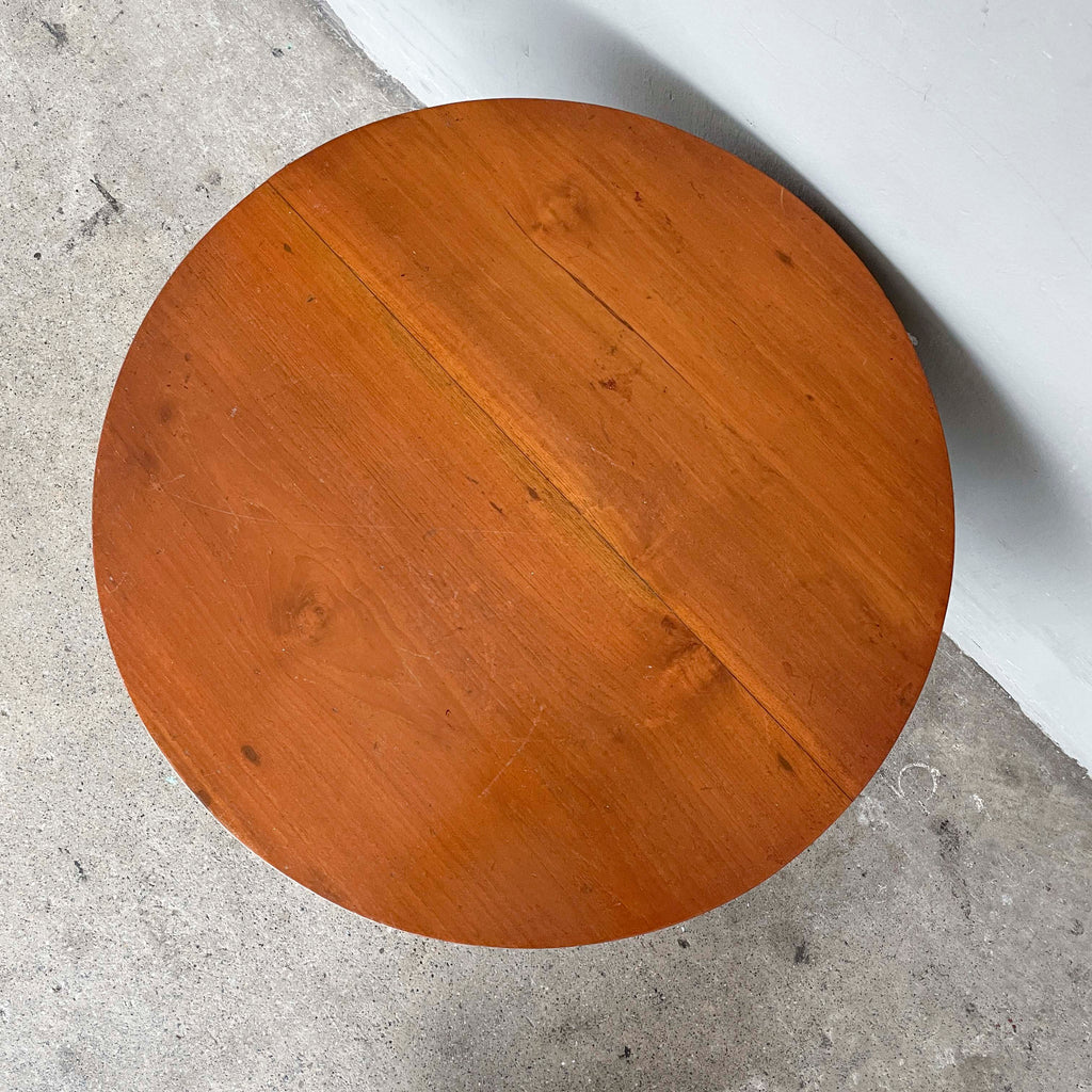 Retro Side Table with Under-Top Storage