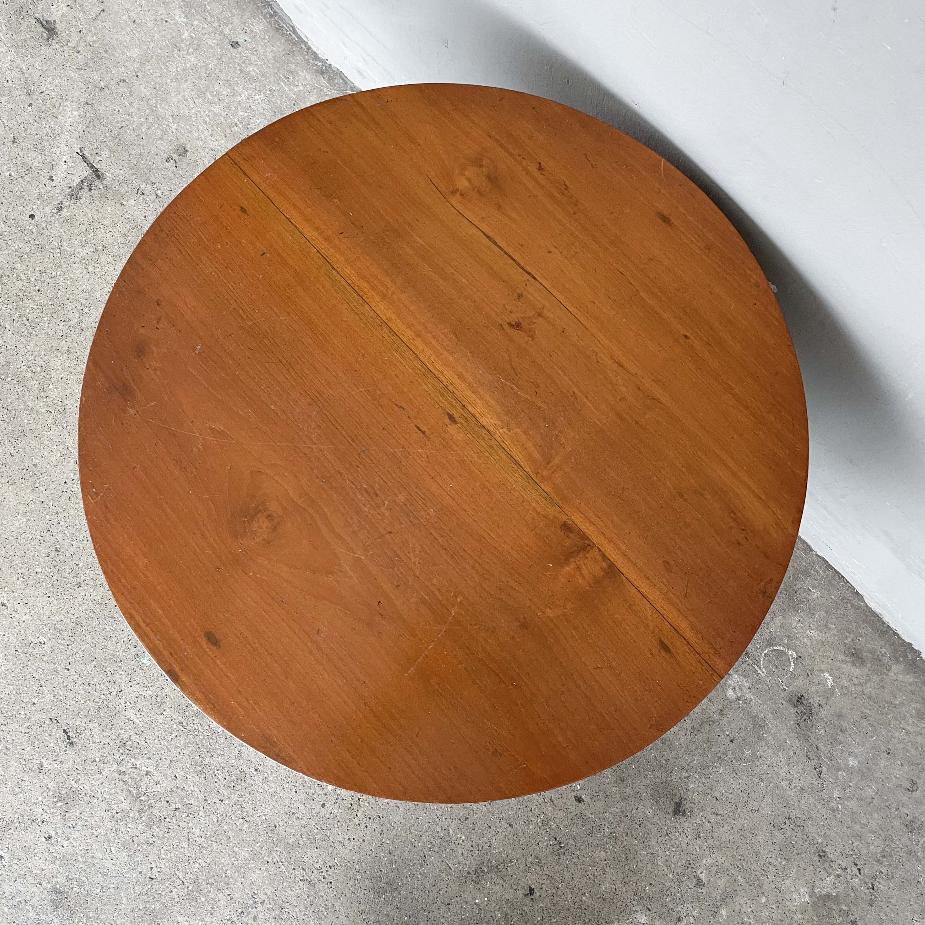 Retro Side Table with Under-Top Storage