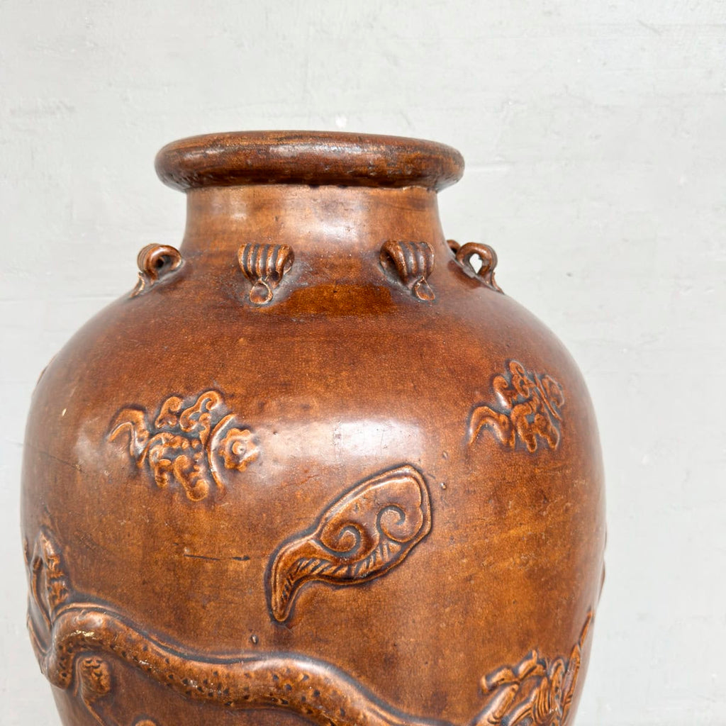 Rustic Martaban "Dragon" Vessel