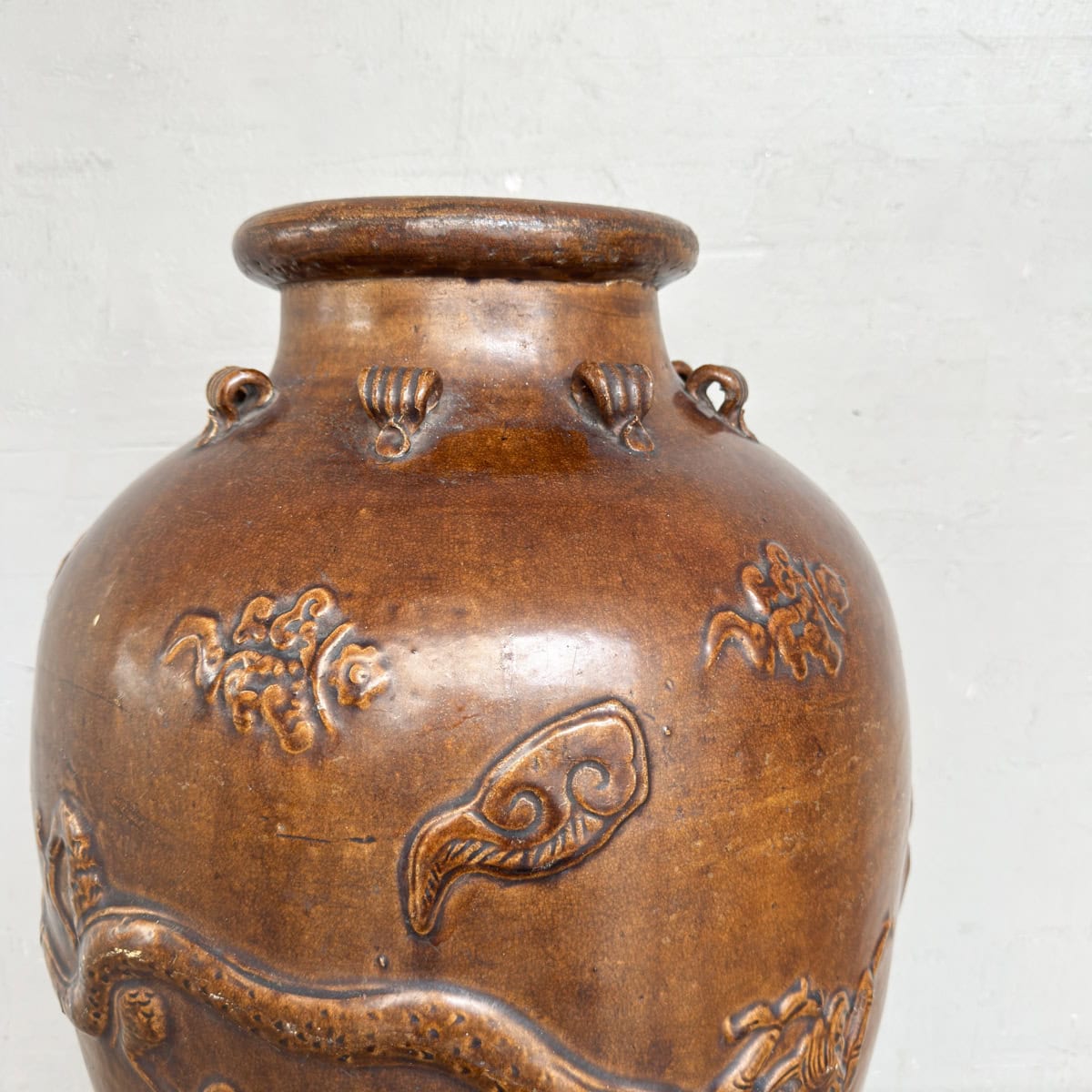 Rustic Martaban "Dragon" Vessel