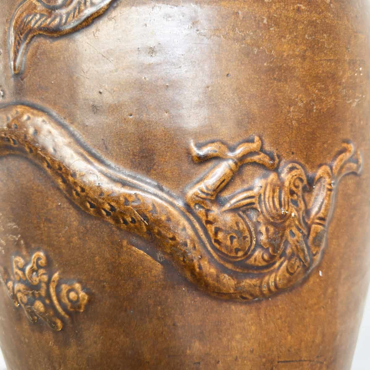 Rustic Martaban "Dragon" Vessel