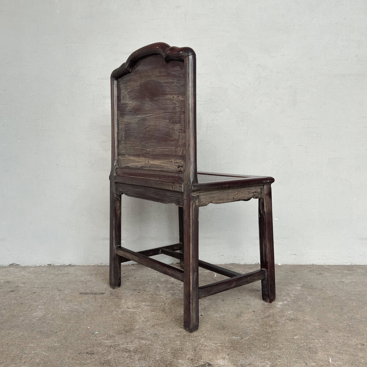 Pair of Carved Chinese Blackwood Chairs