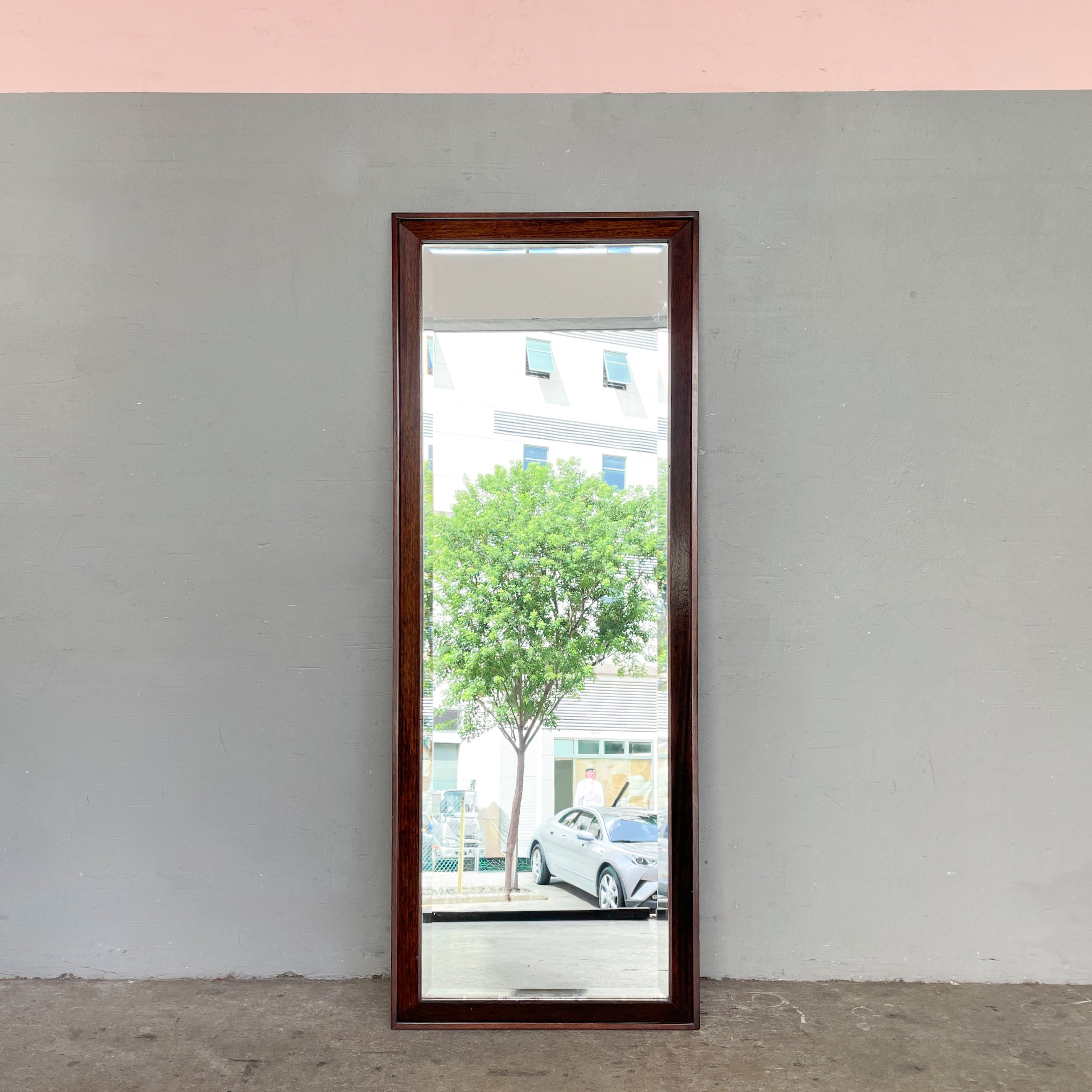 Wooden Full-Length Mirror