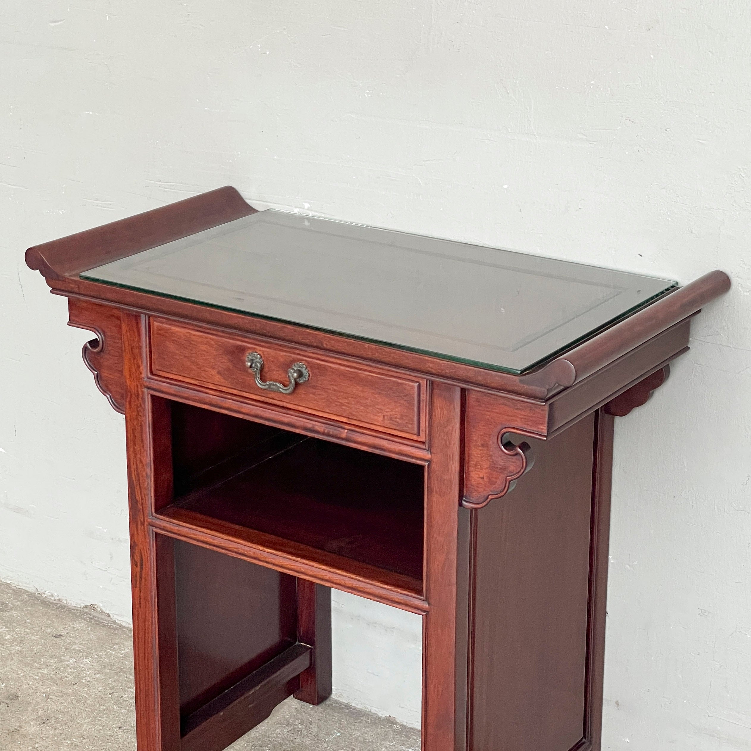 Rosewood Side Table Cabinet
