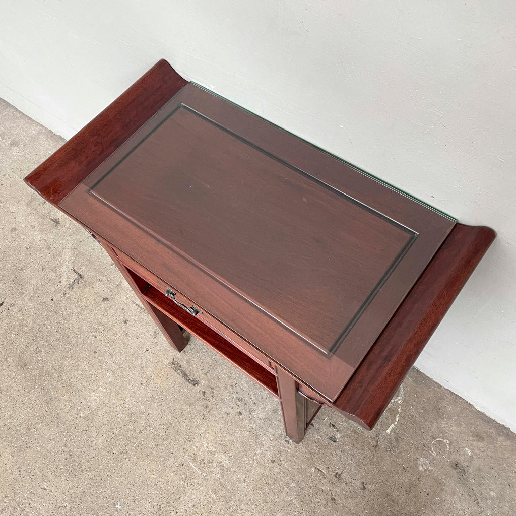 Rosewood Side Table Cabinet